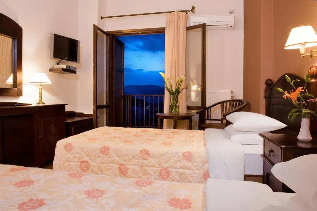 Bed in Vytina Mountain View Hotel