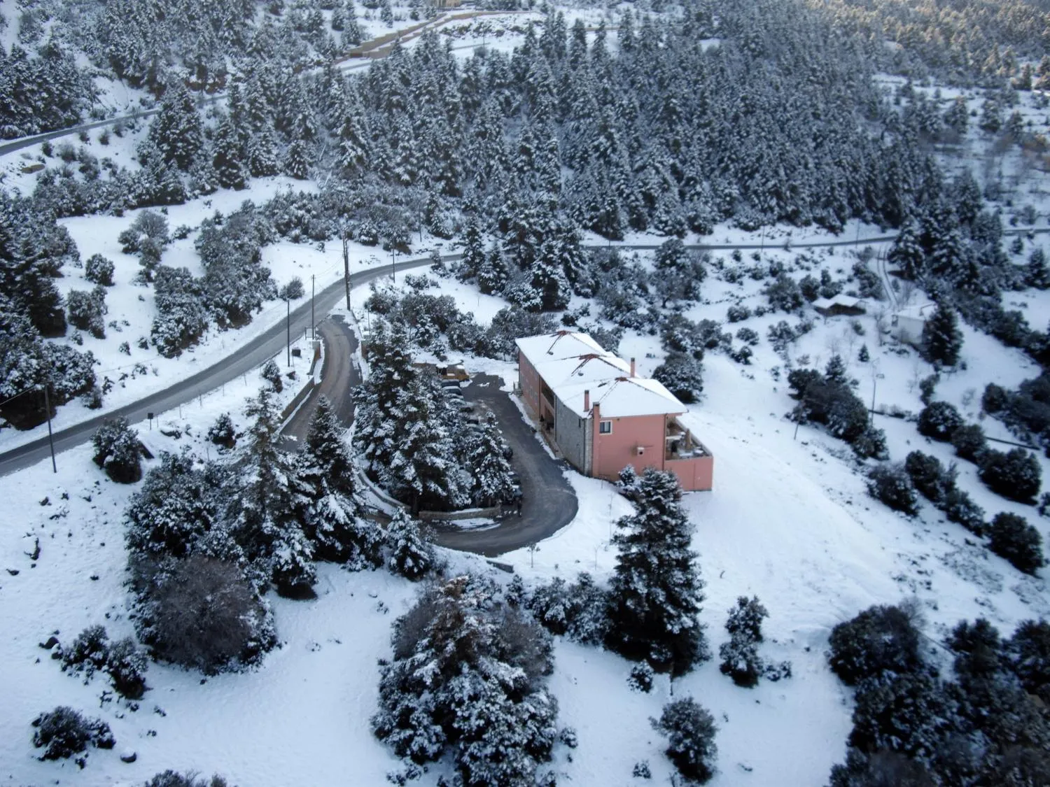 Bird's eye view in Vytina Mountain View Hotel