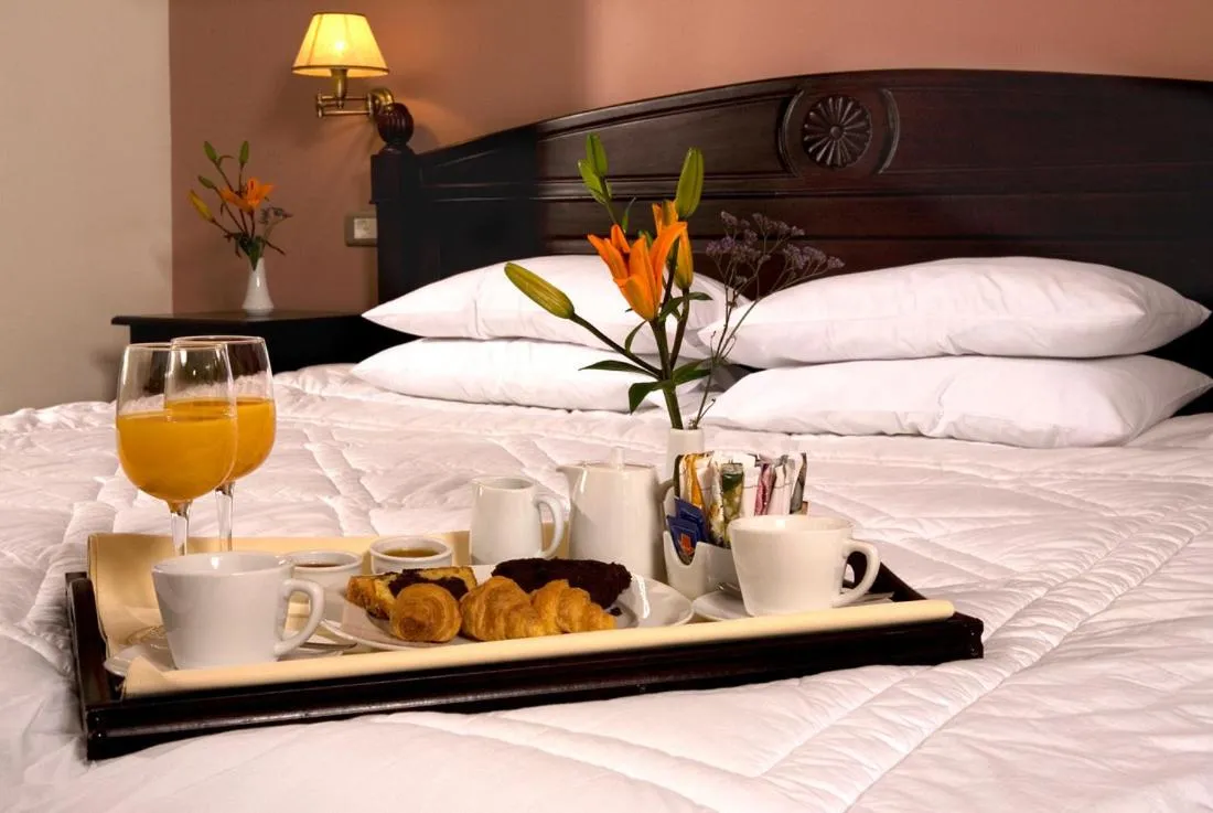 Bed in Vytina Mountain View Hotel