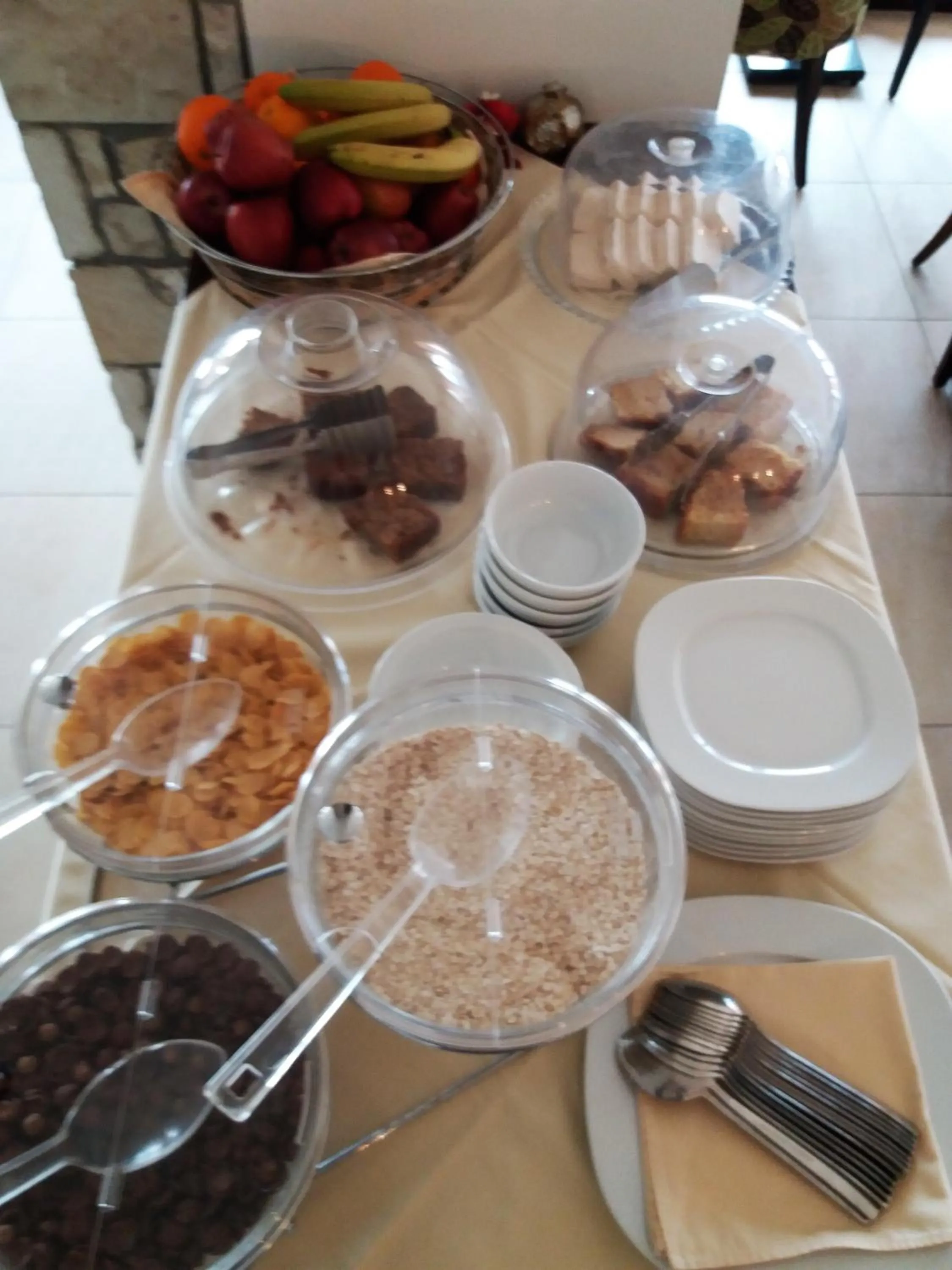 Breakfast in Vytina Mountain View Hotel