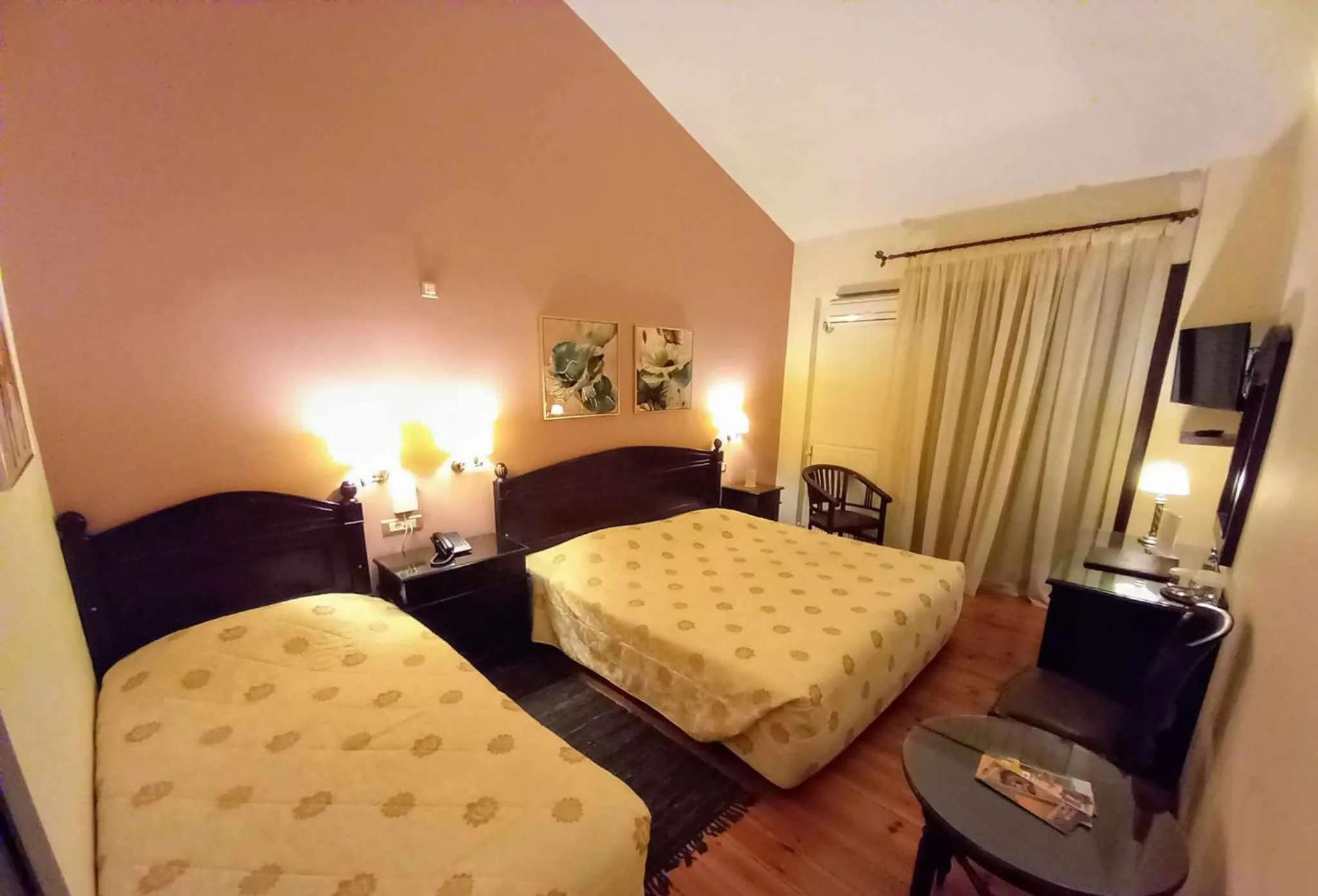 Bed in Vytina Mountain View Hotel