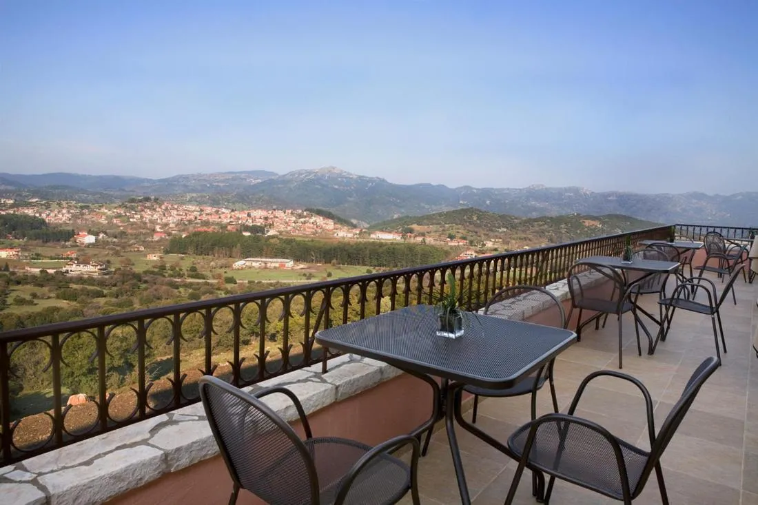 Balcony/Terrace in Vytina Mountain View Hotel