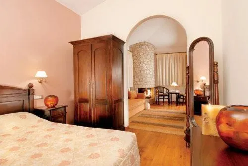 Bed in Vytina Mountain View Hotel