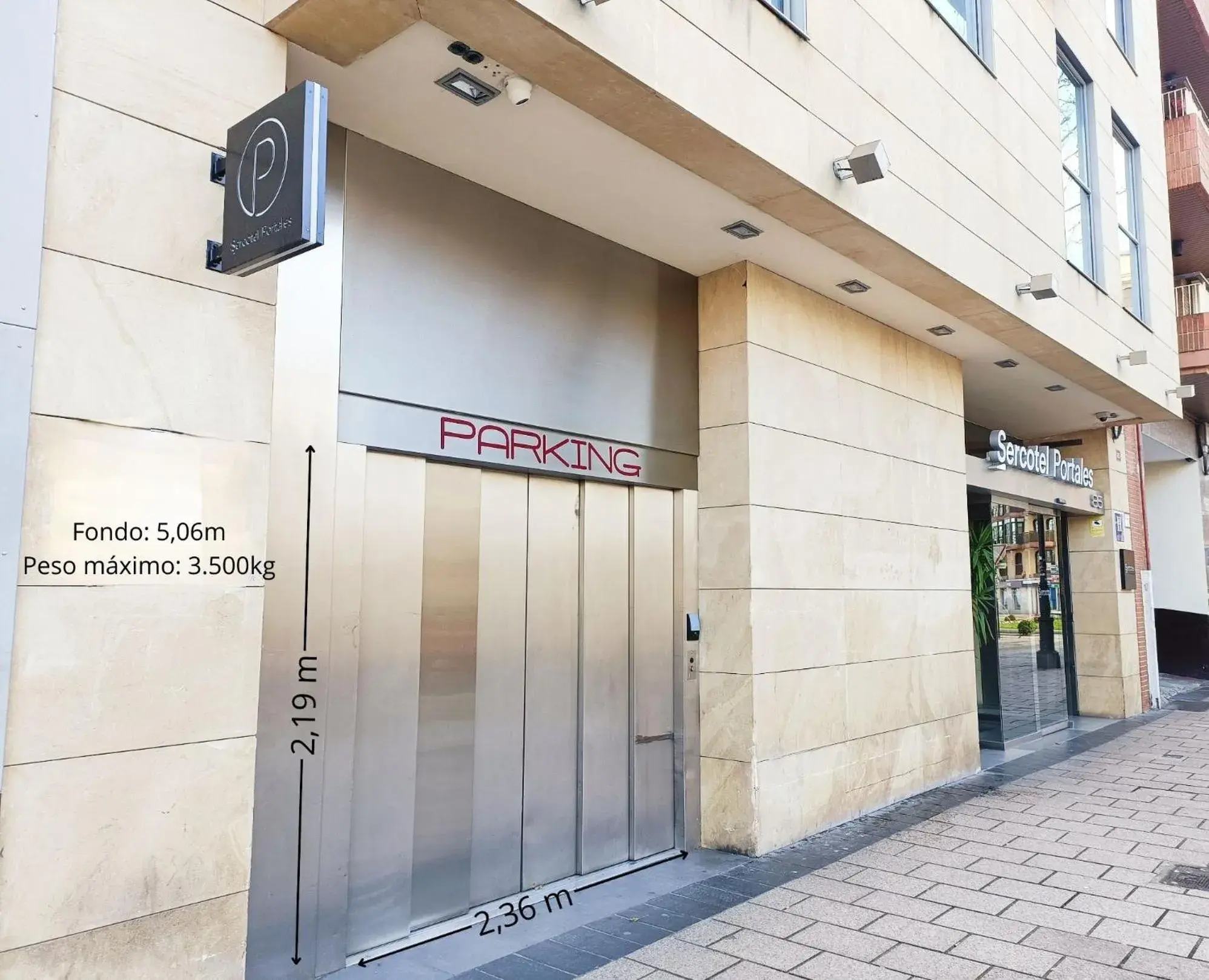 Property building in Hotel Sercotel Portales Property building in Hotel Sercotel Portales