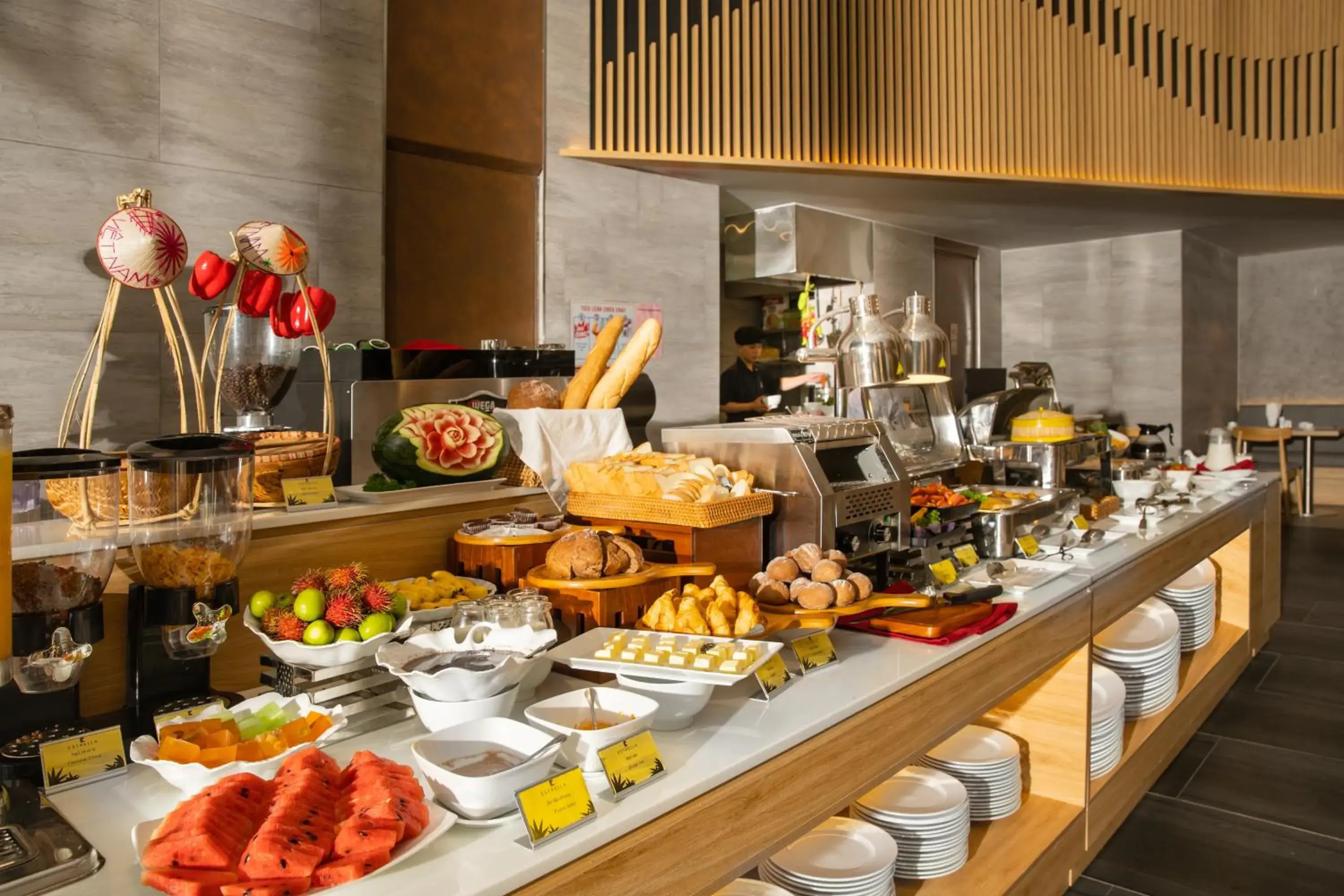 Buffet breakfast in Estrella Boutique Hotel Buffet breakfast in Estrella Boutique Hotel