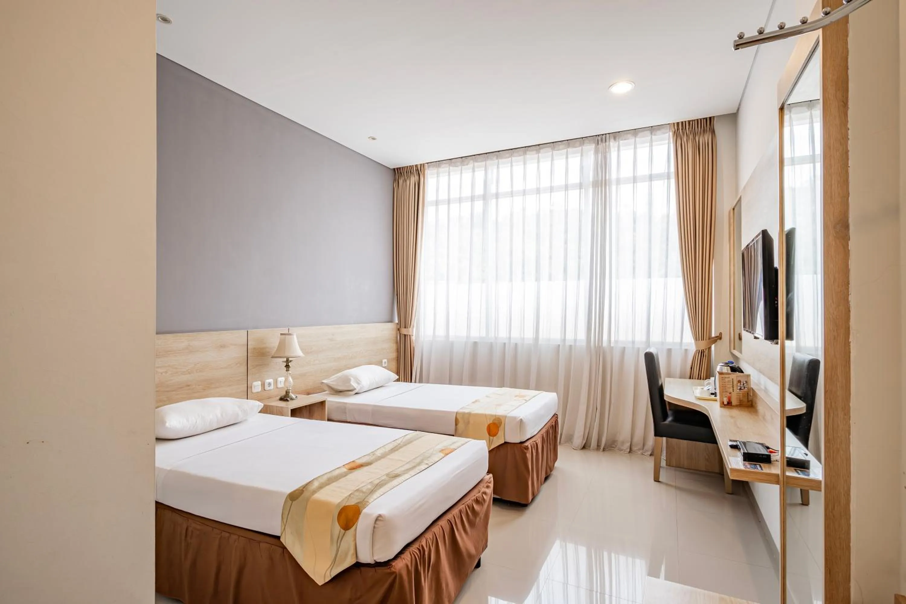 Bed in Hotel Pesona Ciwidey