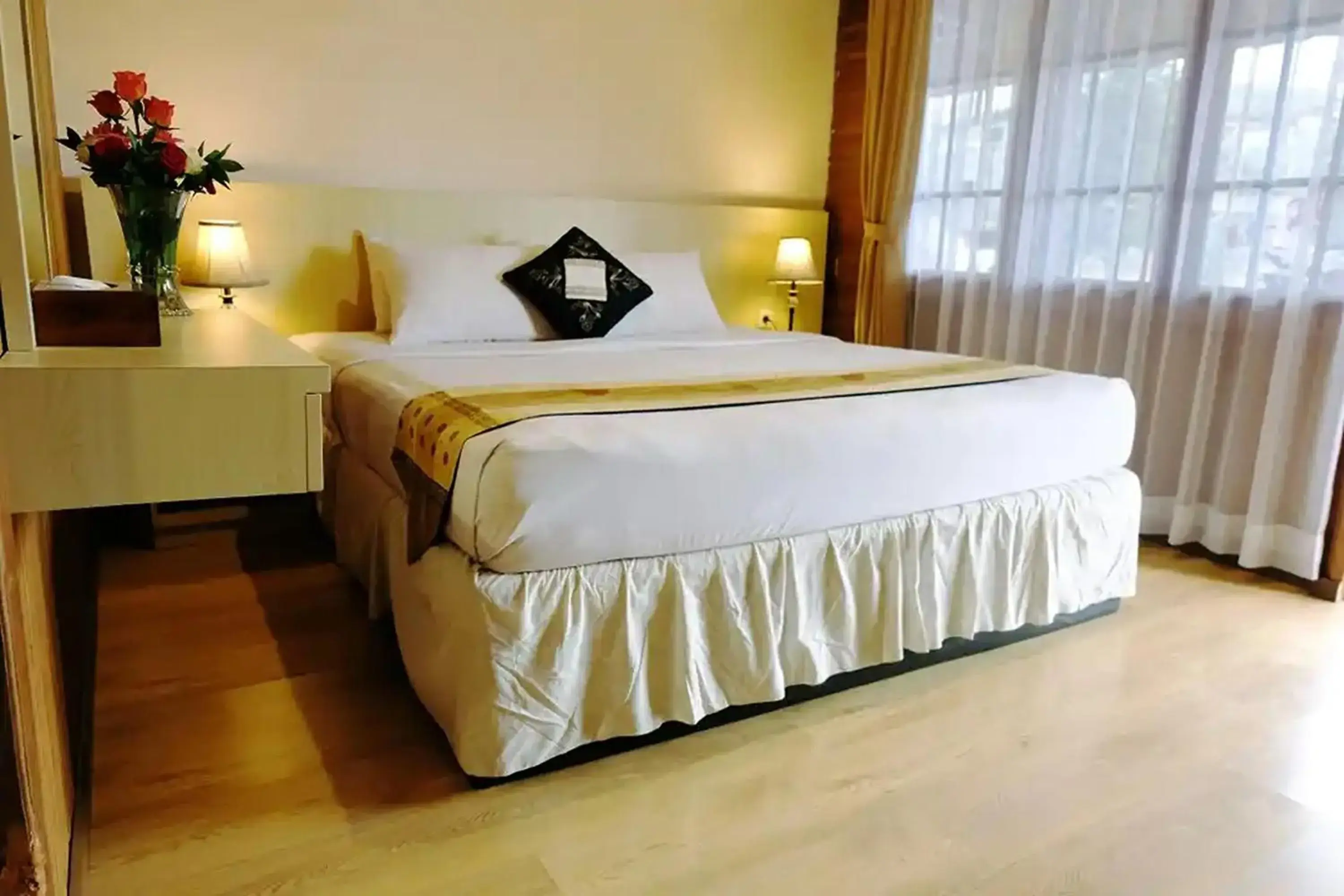 Bed in Hotel Pesona Ciwidey Bed in Hotel Pesona Ciwidey