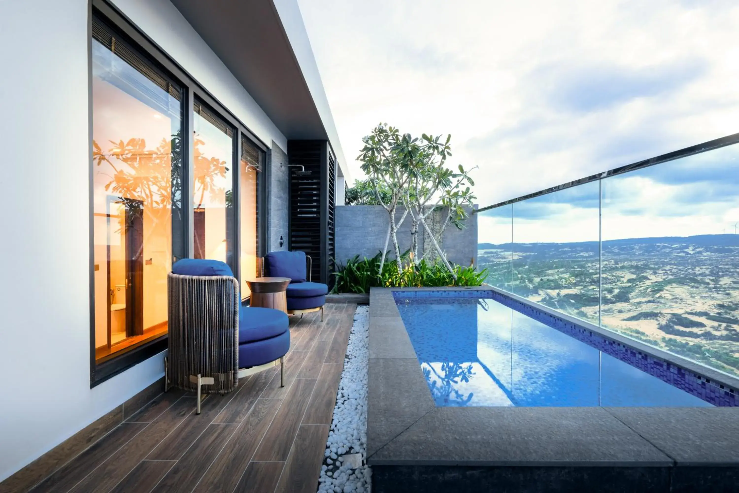 Swimming pool in Mandala Cham Bay Mui Ne Swimming pool in Mandala Cham Bay Mui Ne