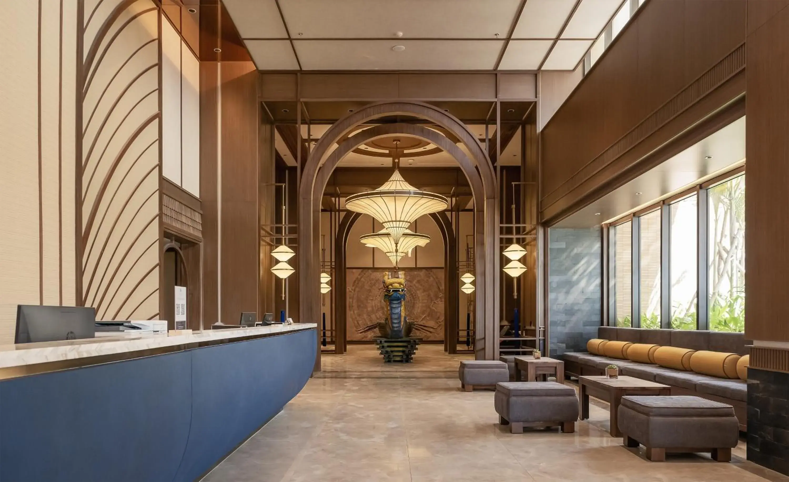 Lobby or reception in Mandala Cham Bay Mui Ne Lobby or reception in Mandala Cham Bay Mui Ne