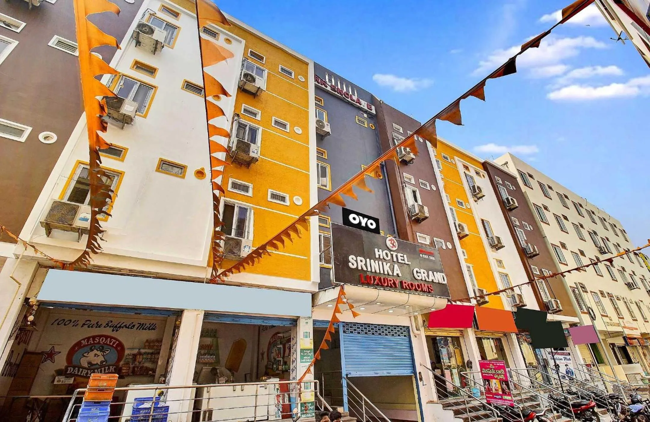 Facade/entrance in Hotel O Srinika Grand NEAR Shamshabad Airport