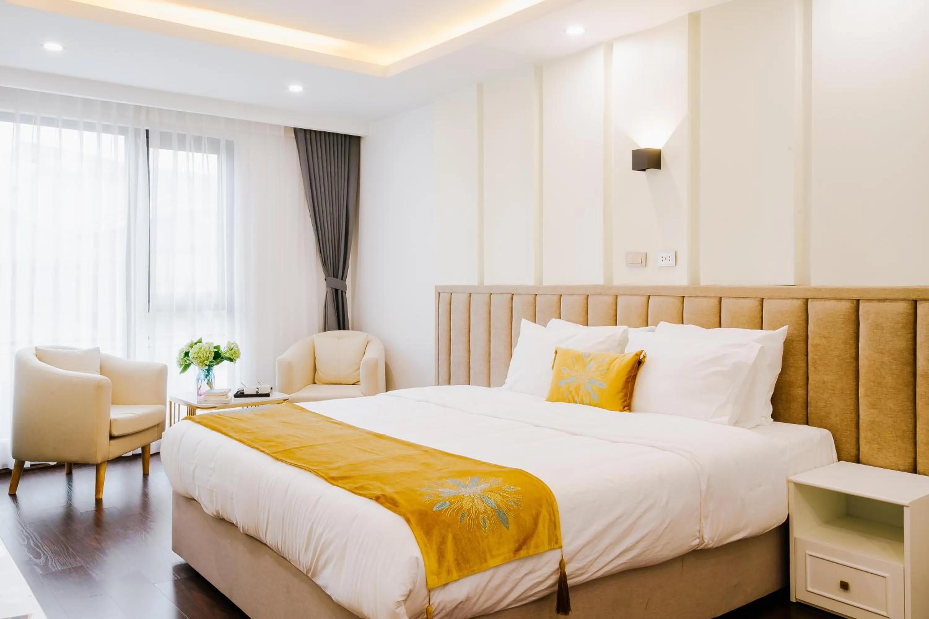 Bed in Royal Lotus Hotel