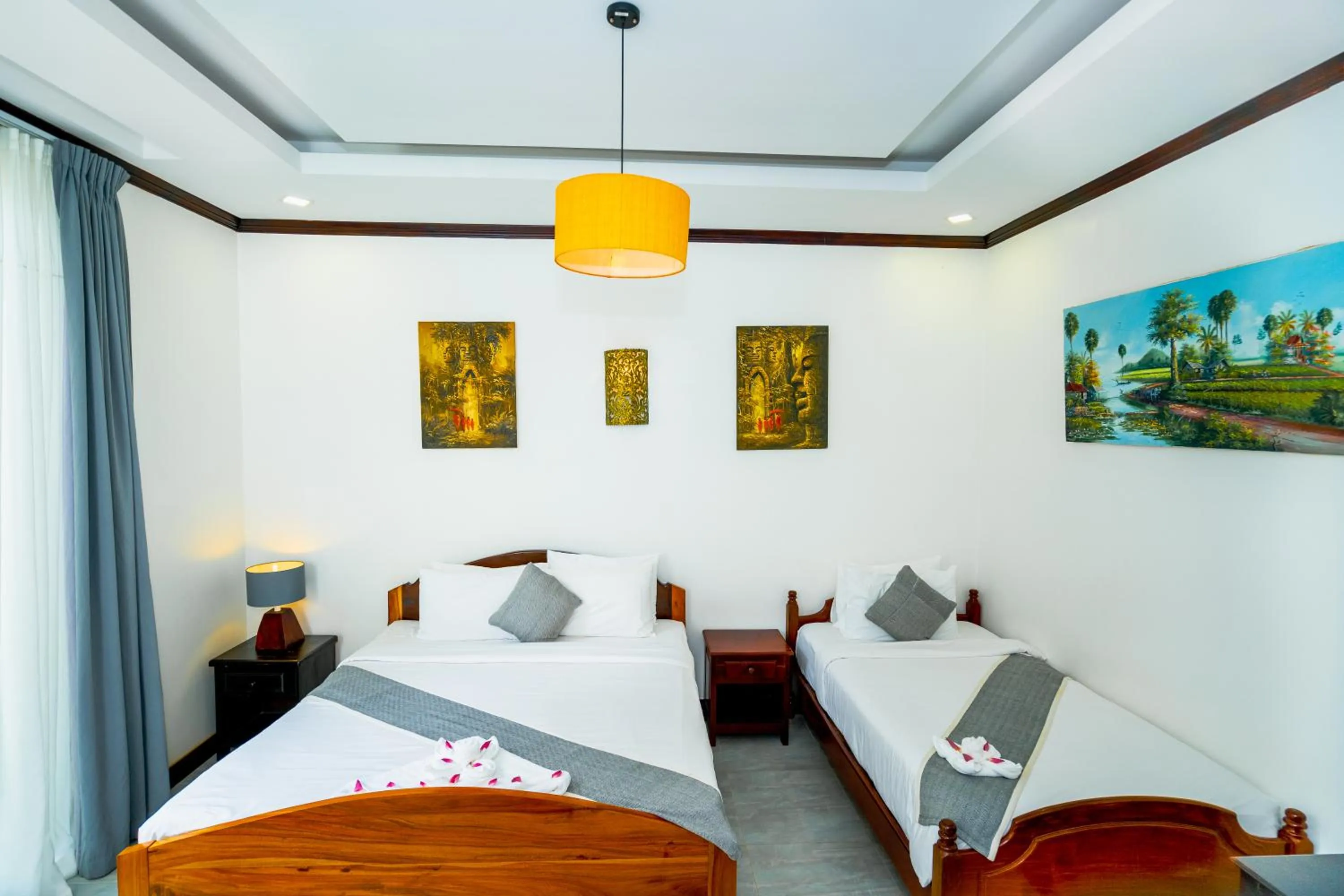 Bedroom, Bed in Angkor Tempora Boutique