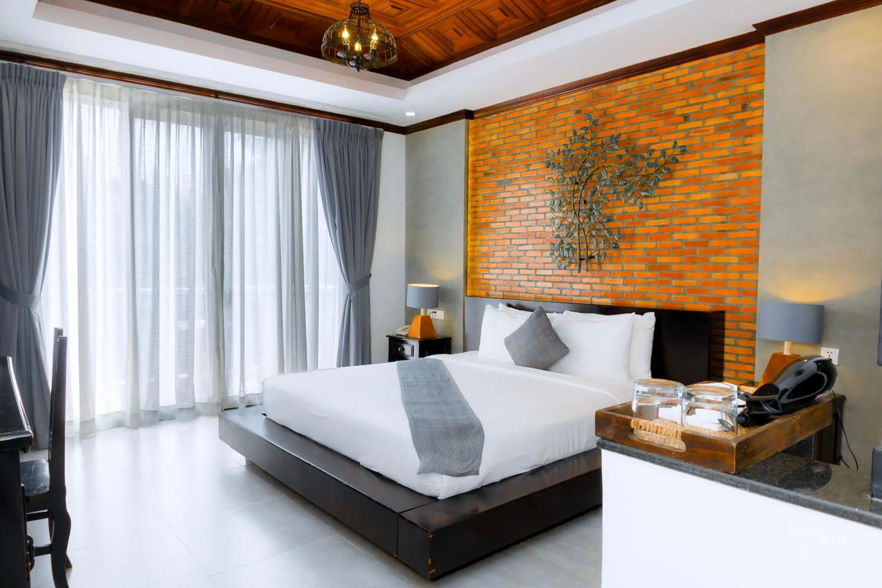 Bedroom, Bed in Angkor Tempora Boutique