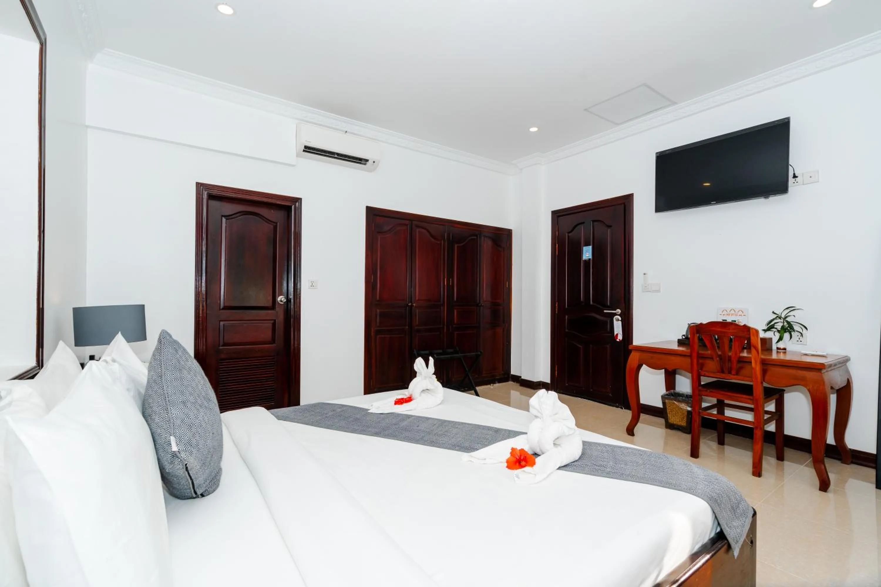 Bed in Angkor Tempora Boutique