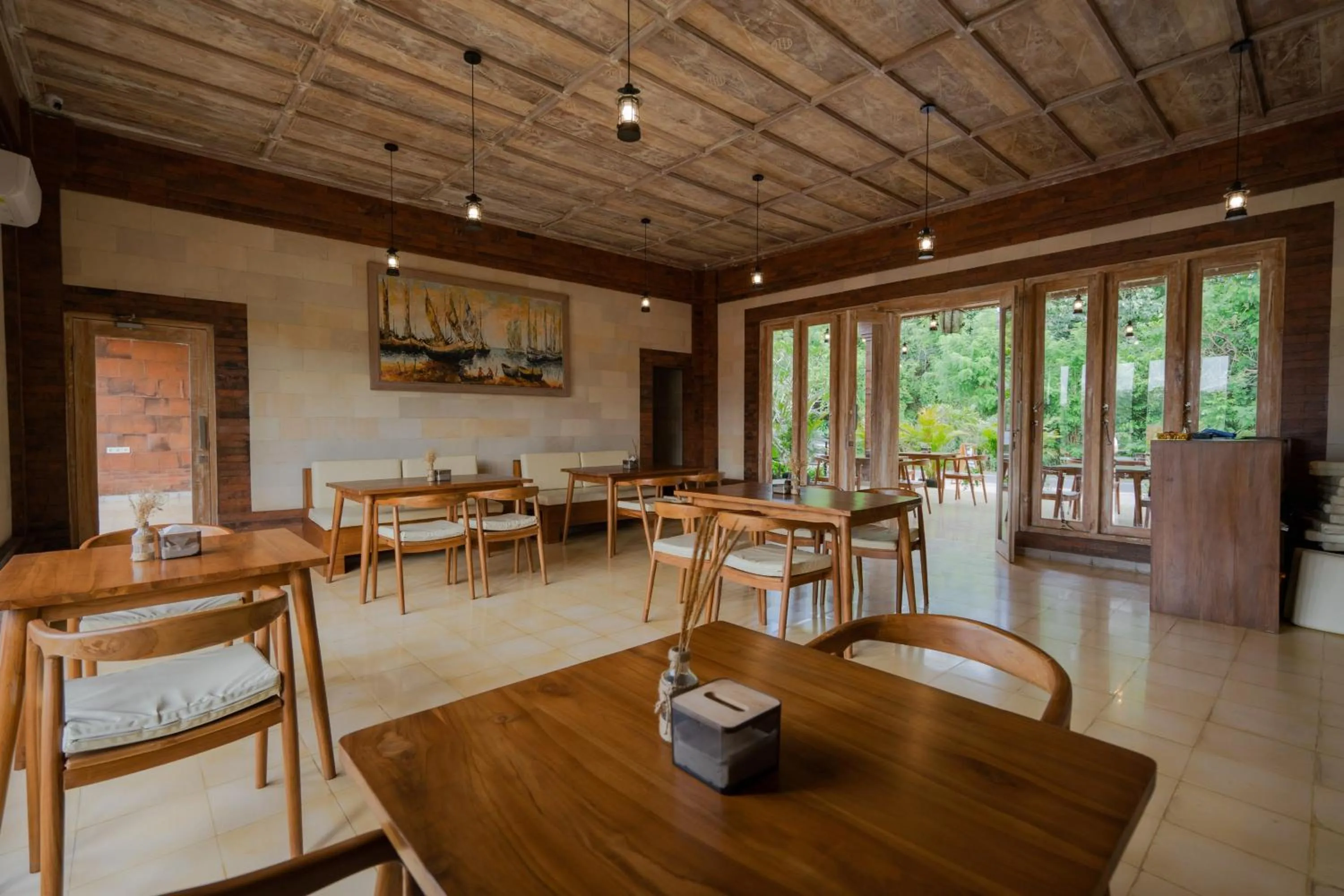 Seating area in Agaru Villa Uluwatu by The Lavana