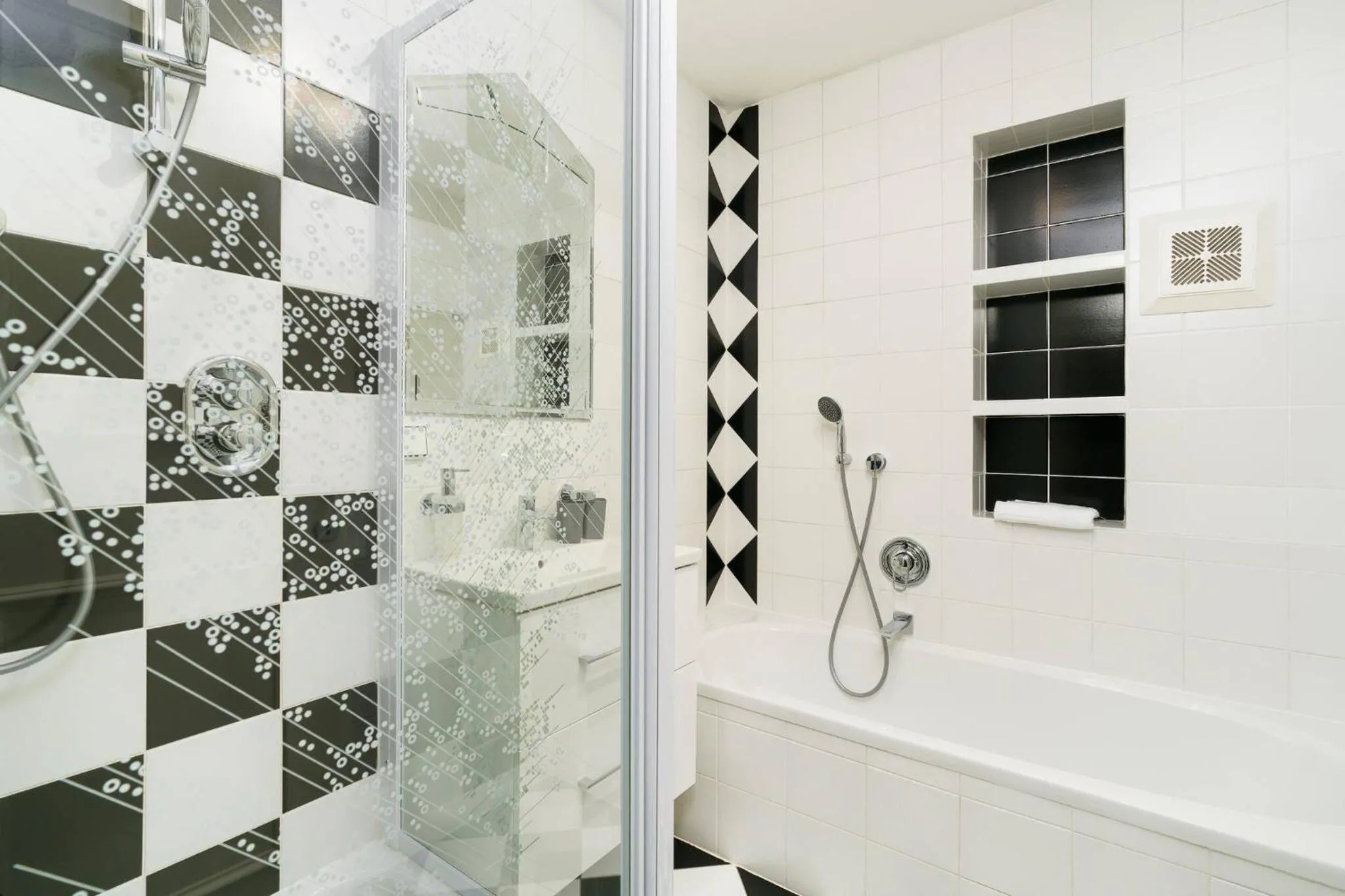 Bathroom in Kitz-Heart Apartments by Alpine Host Helpers