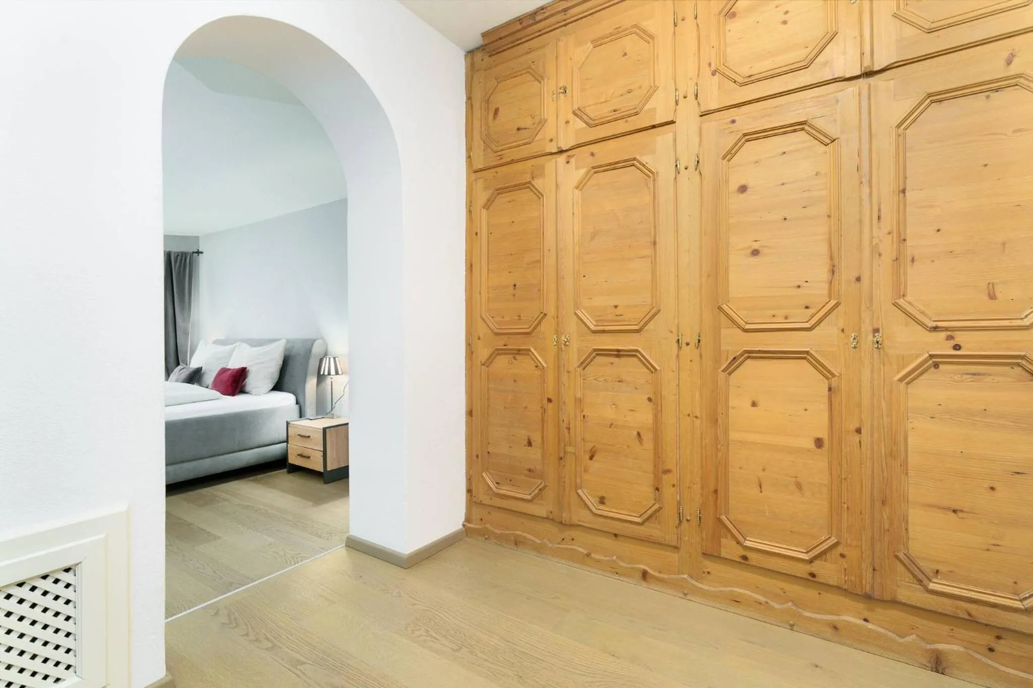 Bed in Kitz-Heart Apartments by Alpine Host Helpers