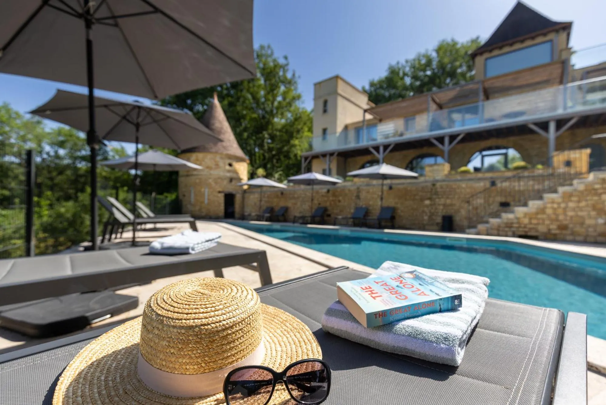 Swimming pool in La Perle de Domme