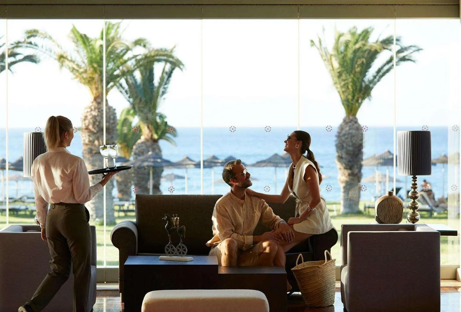 Lobby or reception in The Ixian Grand & All Suites - Adults Only Hotel