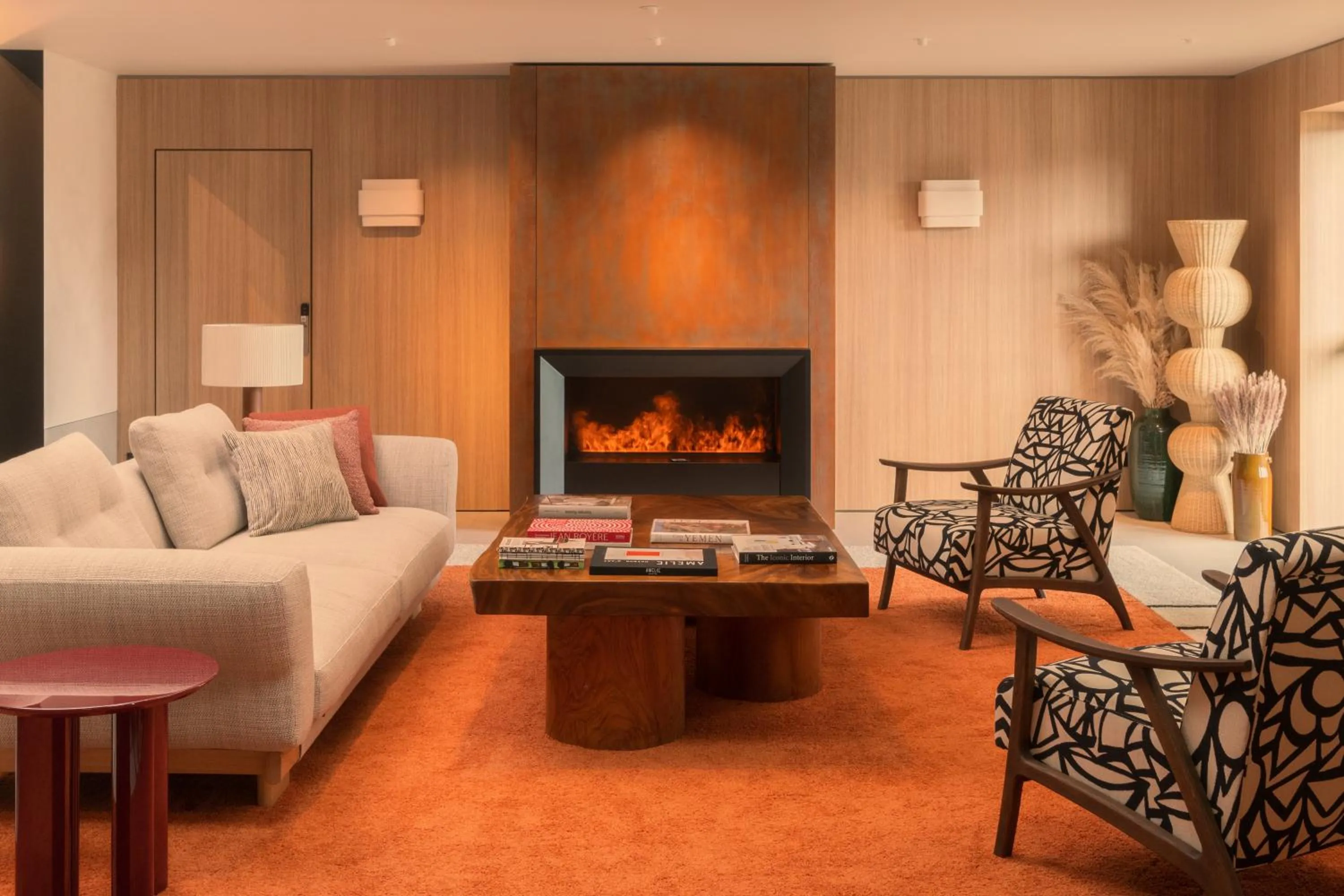 Living room in Hôtel Parc du Landreau