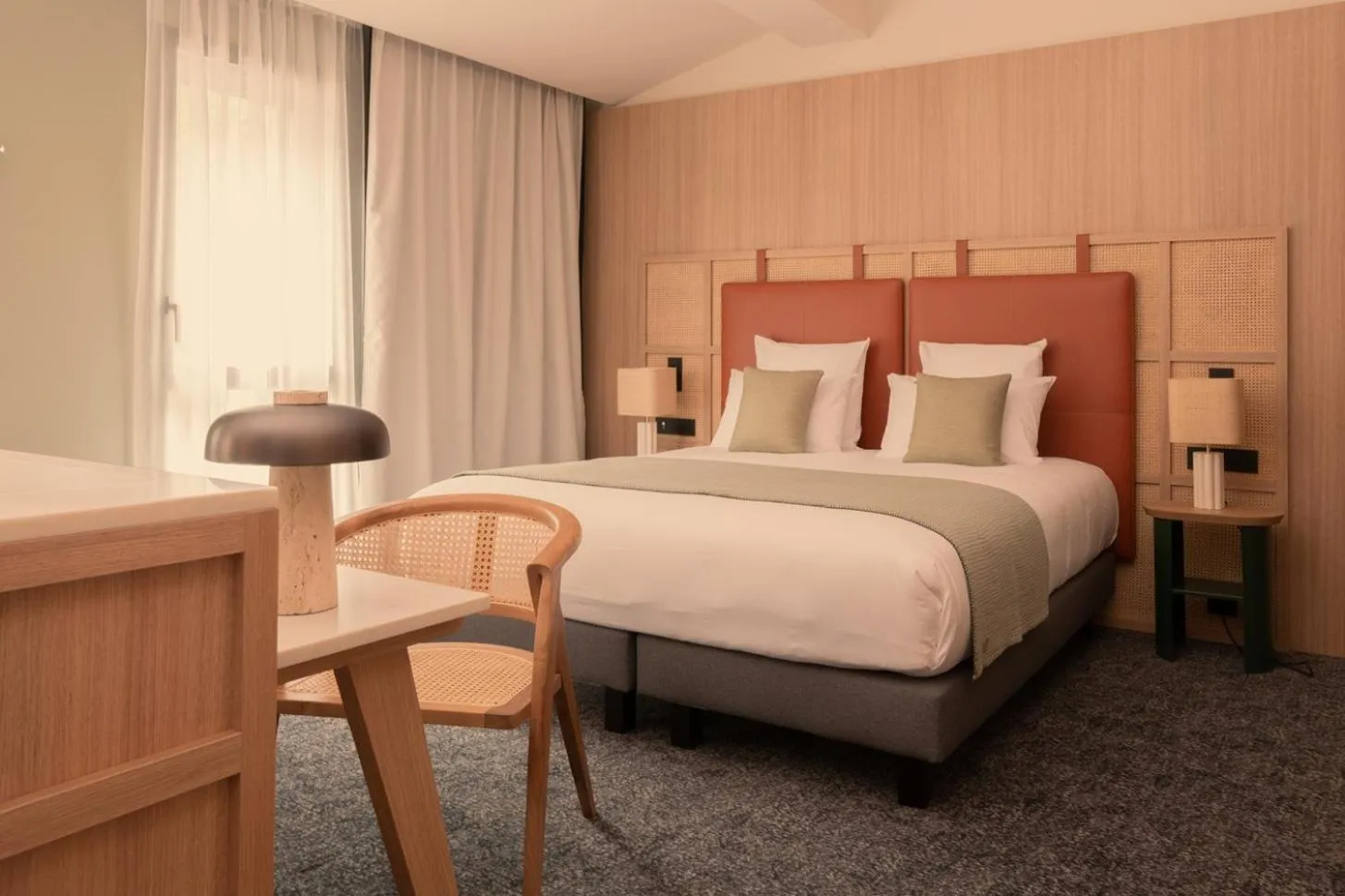 Bed in Hôtel Parc du Landreau