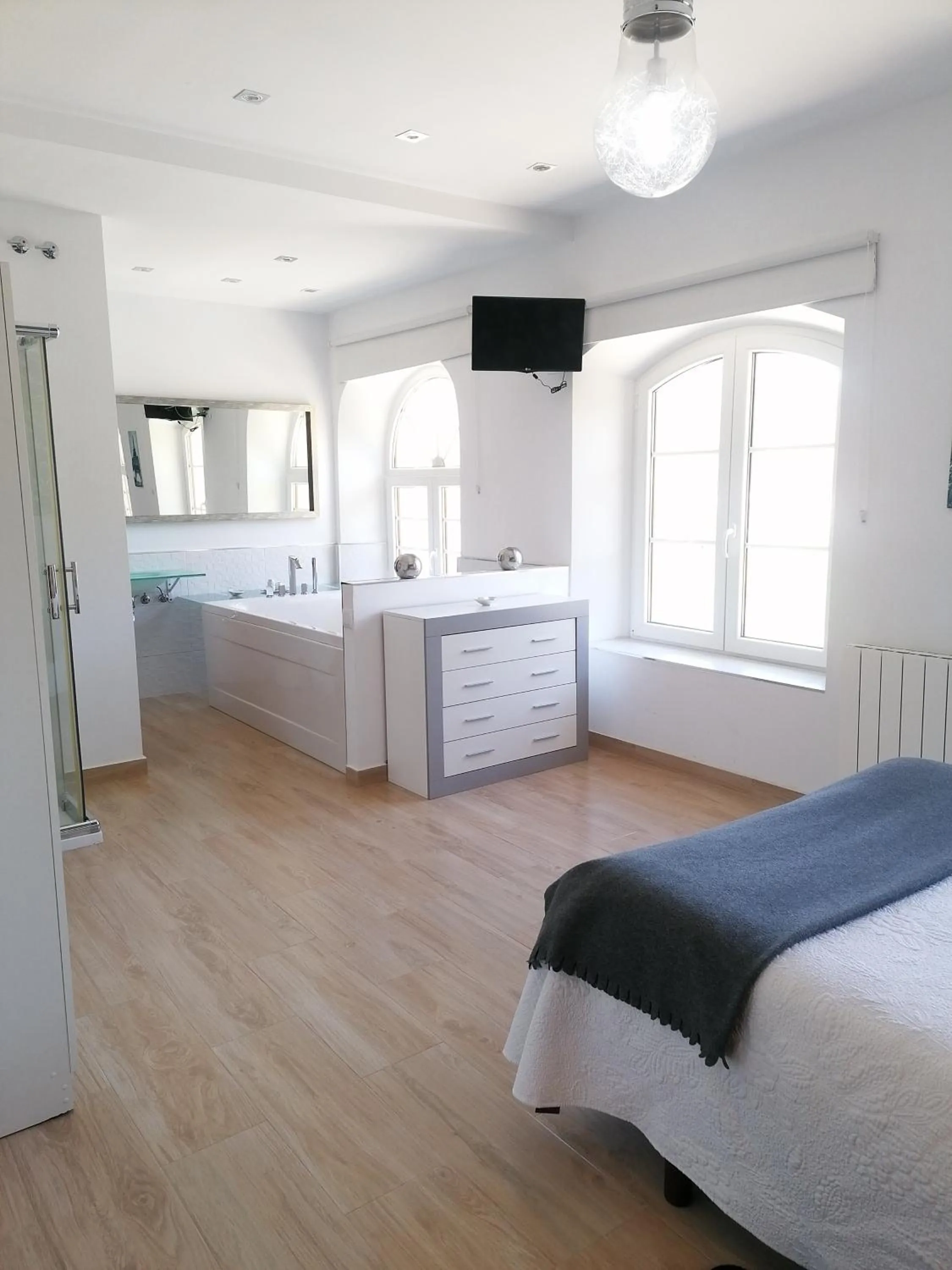 Bed in Alojamiento rural El Refugio