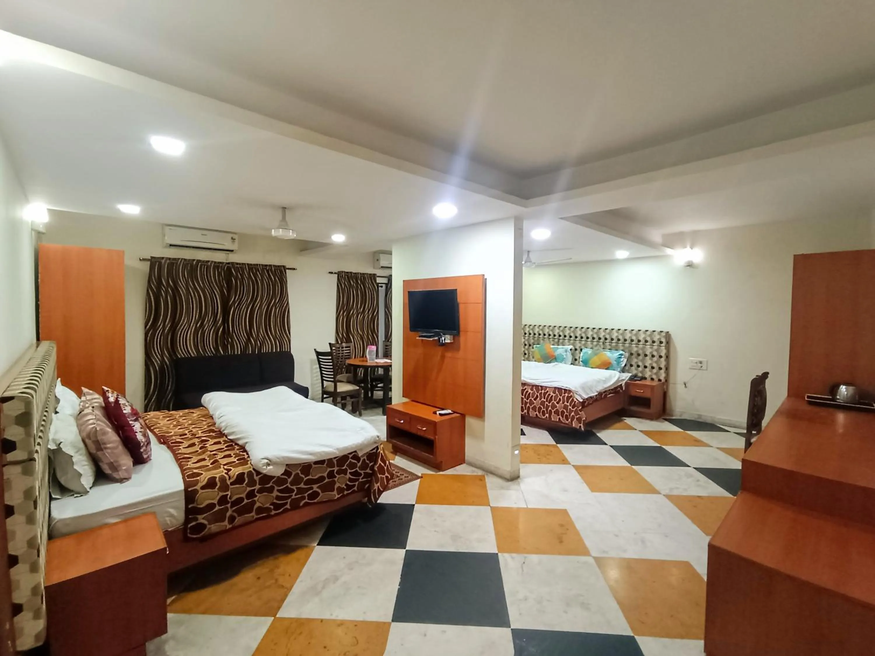 Photo of the whole room, Bed in Hotel Ganga Azure@ Har Ki Pauri Road