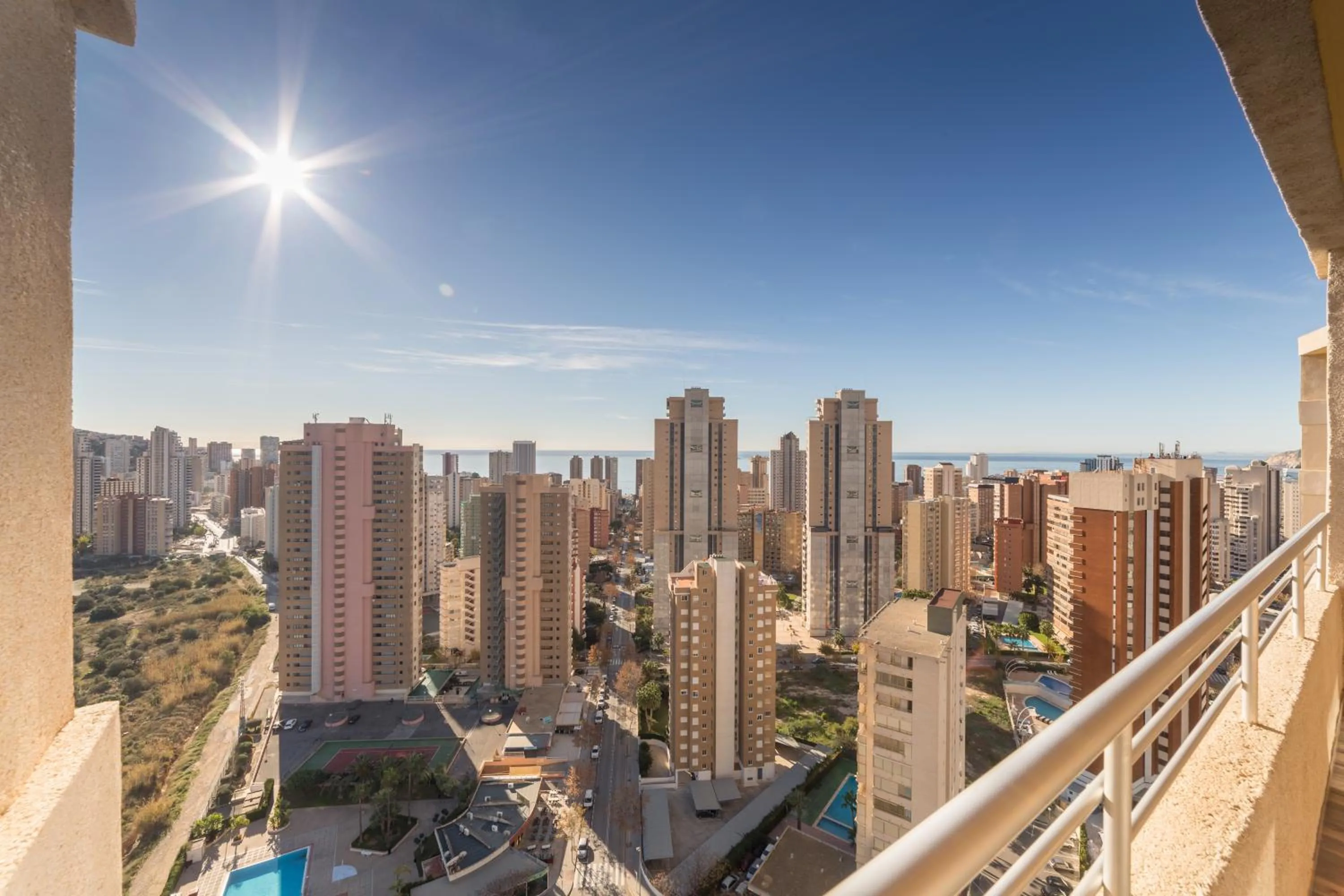 City view in Sandos Benidorm Suites