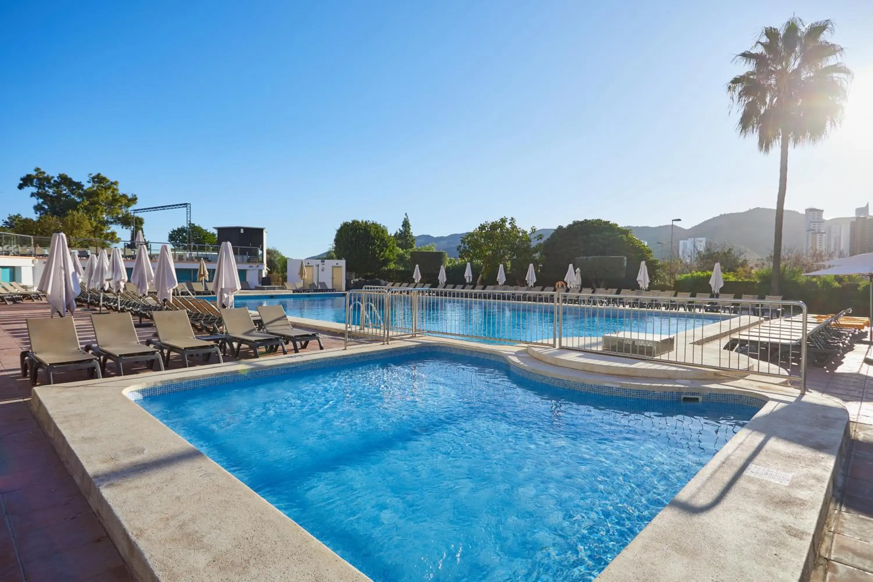 Pool view in Sandos Benidorm Suites Pool view in Sandos Benidorm Suites