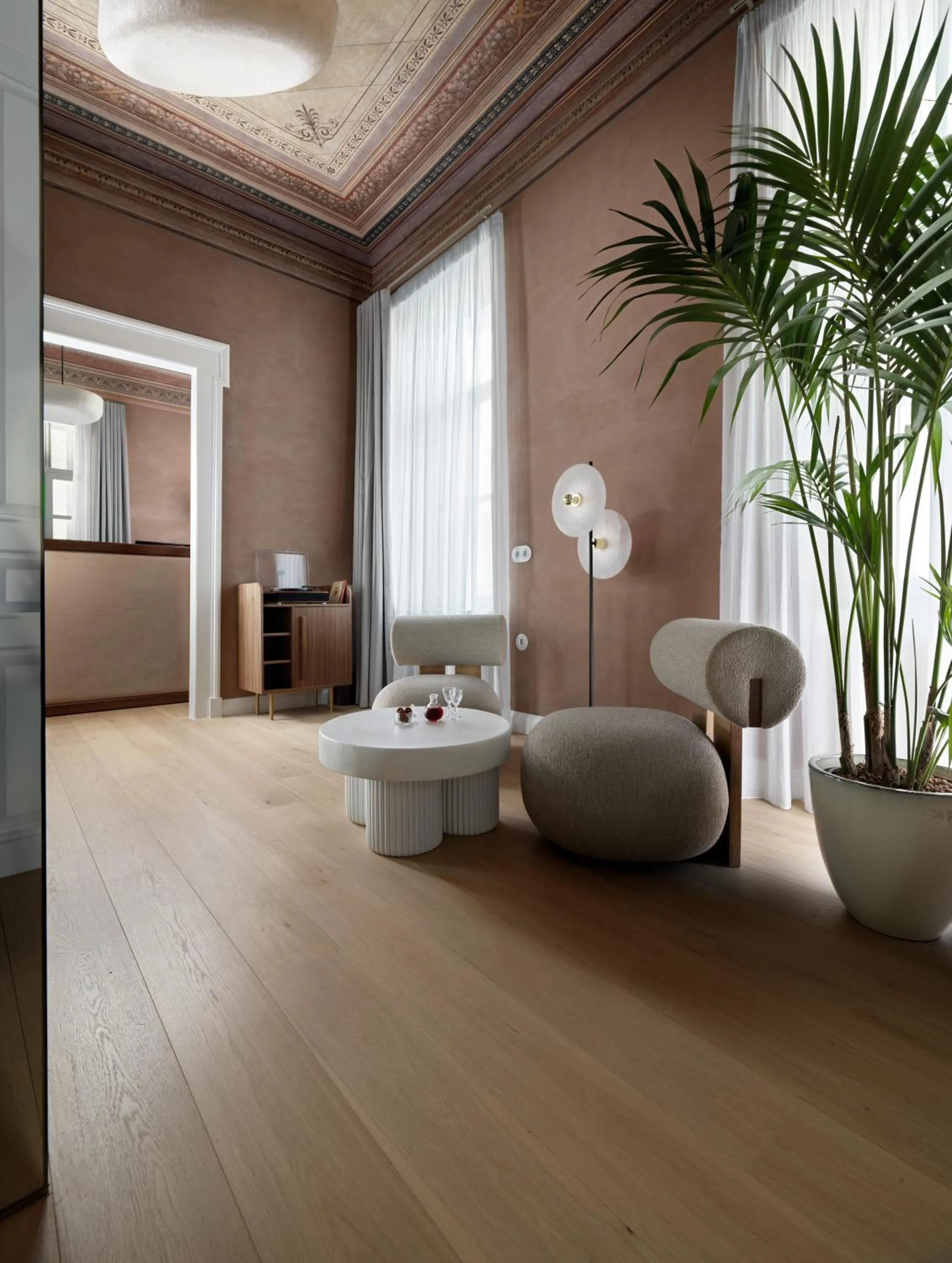 Seating area in Monument Hotel