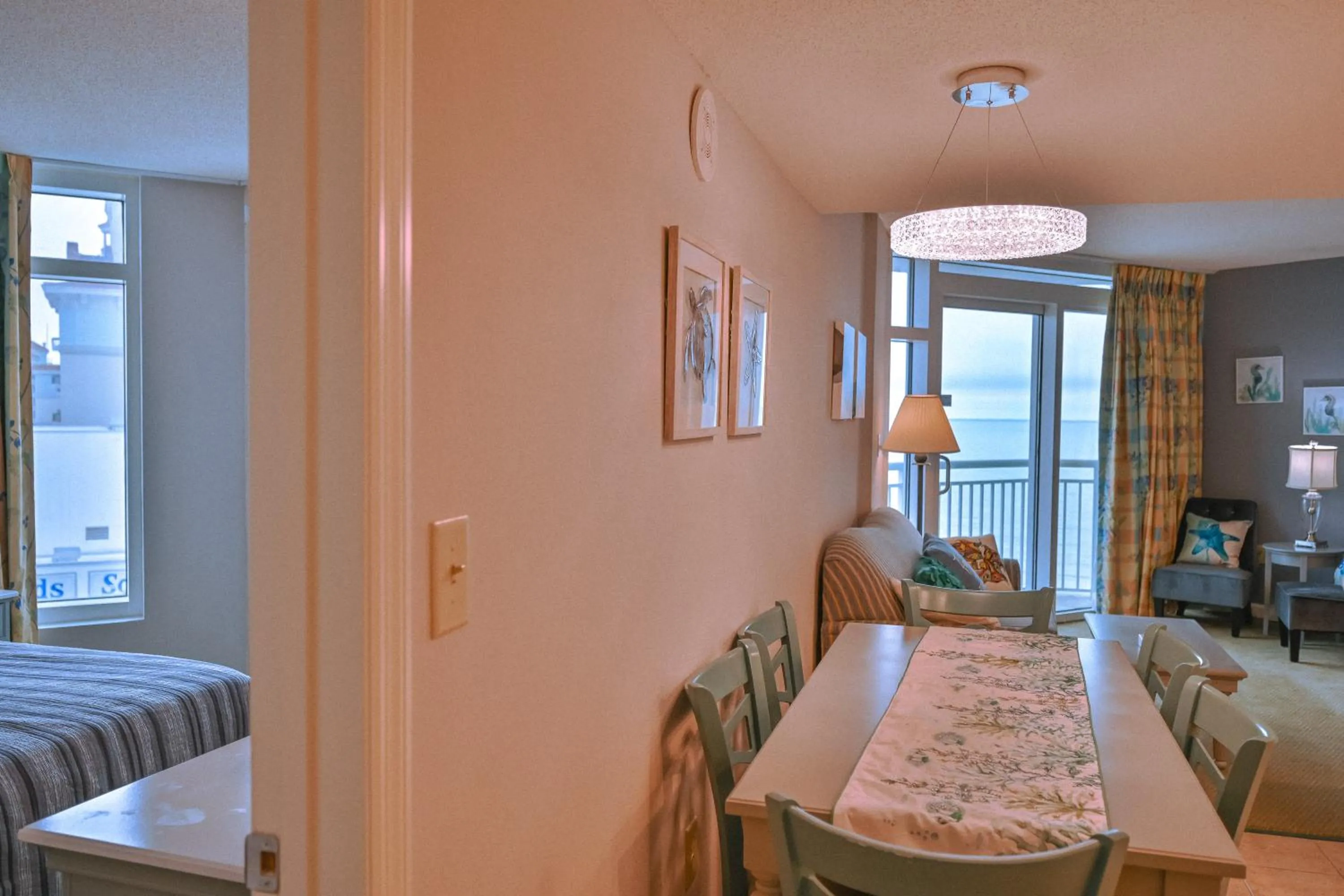 Living room in Pristine Condo Glorious Ocean View HS 11th Floor