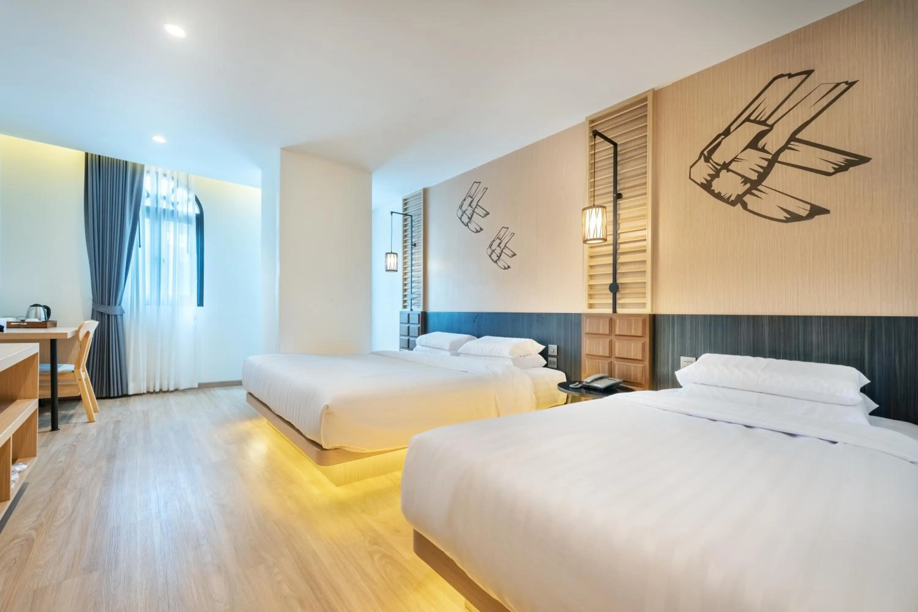 Bed in Phra Nakhon Poshtel