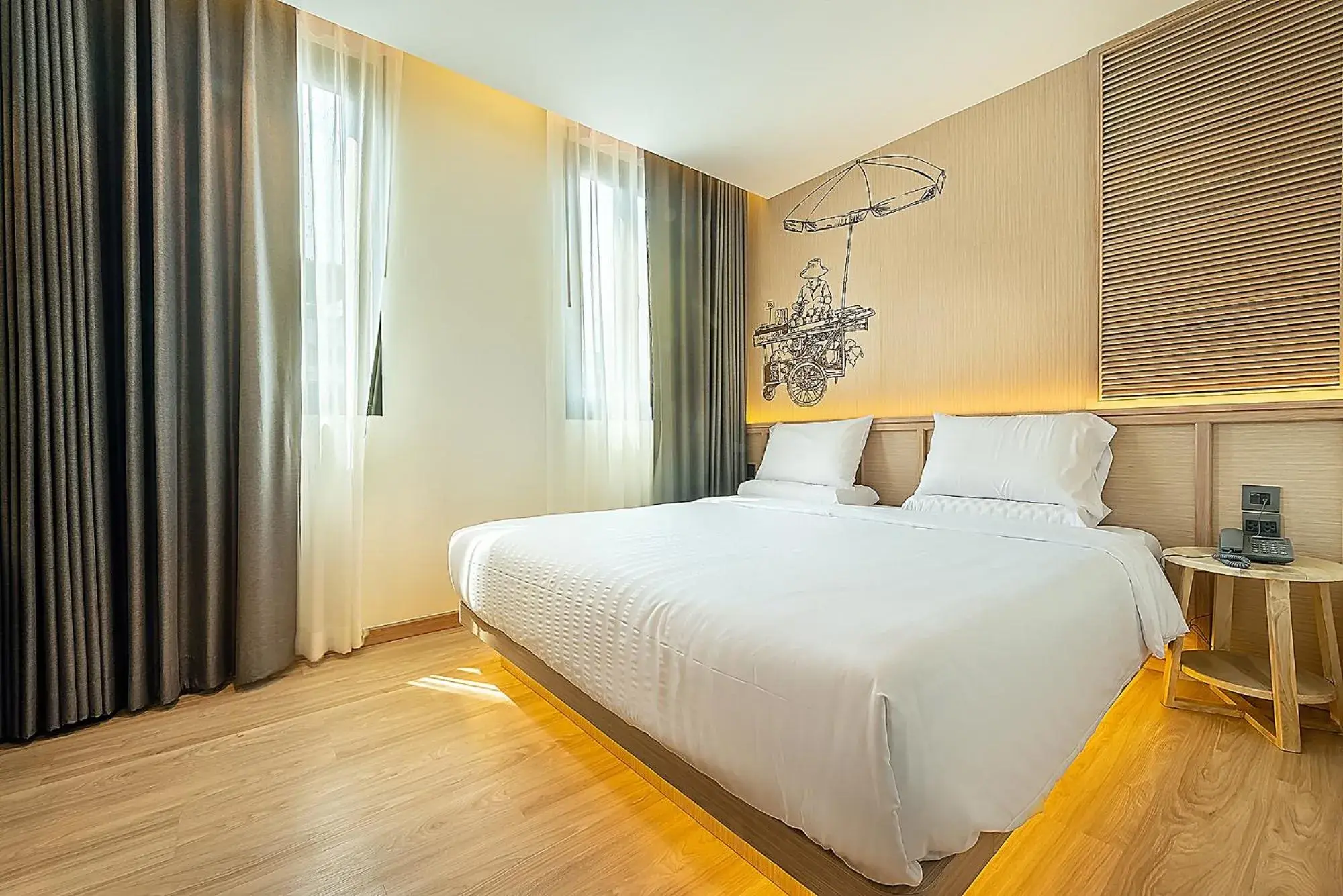 Bed in Phra Nakhon Poshtel Bed in Phra Nakhon Poshtel