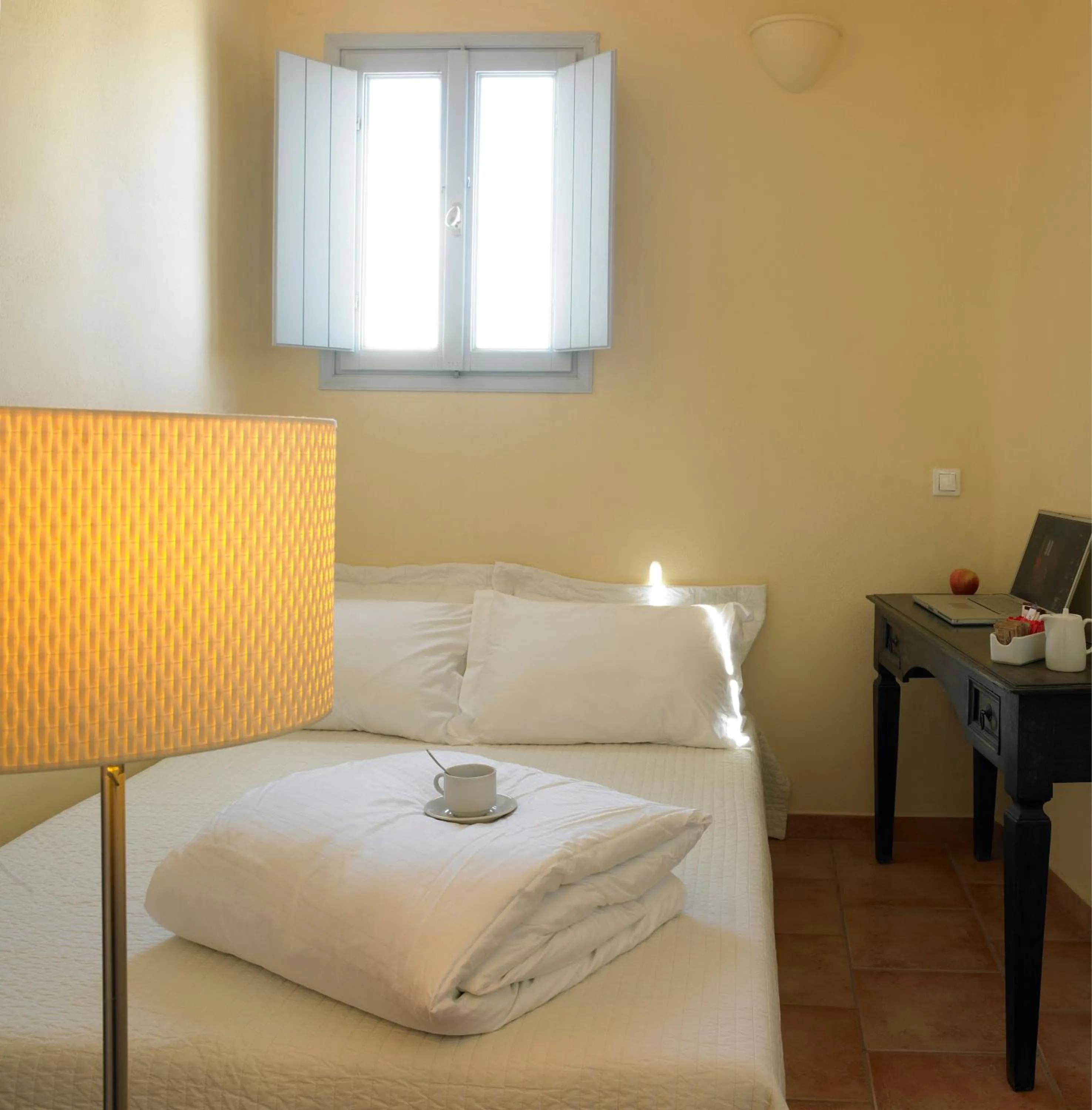 Bed in Suites of the Gods Cave Spa Hotel