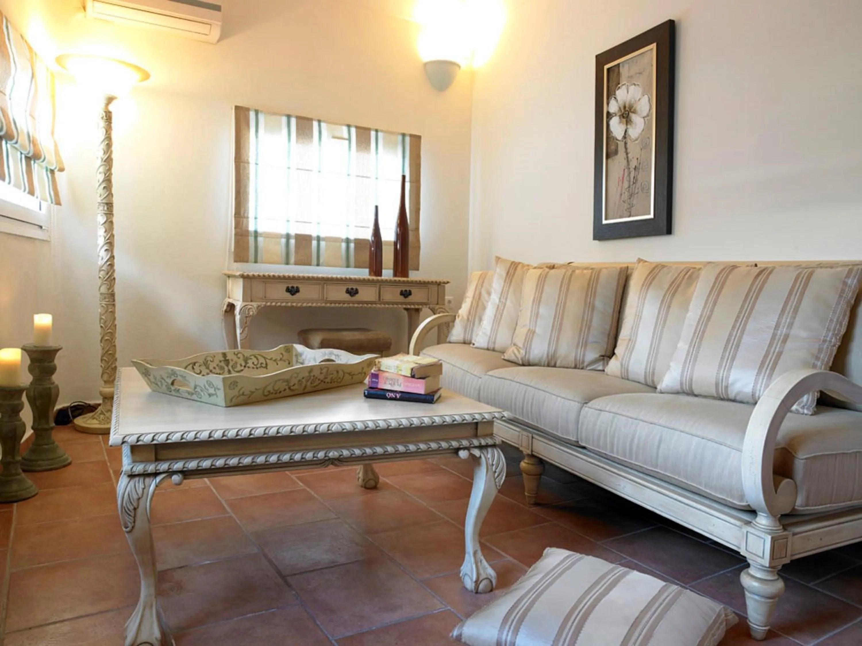 Seating area in Suites of the Gods Cave Spa Hotel