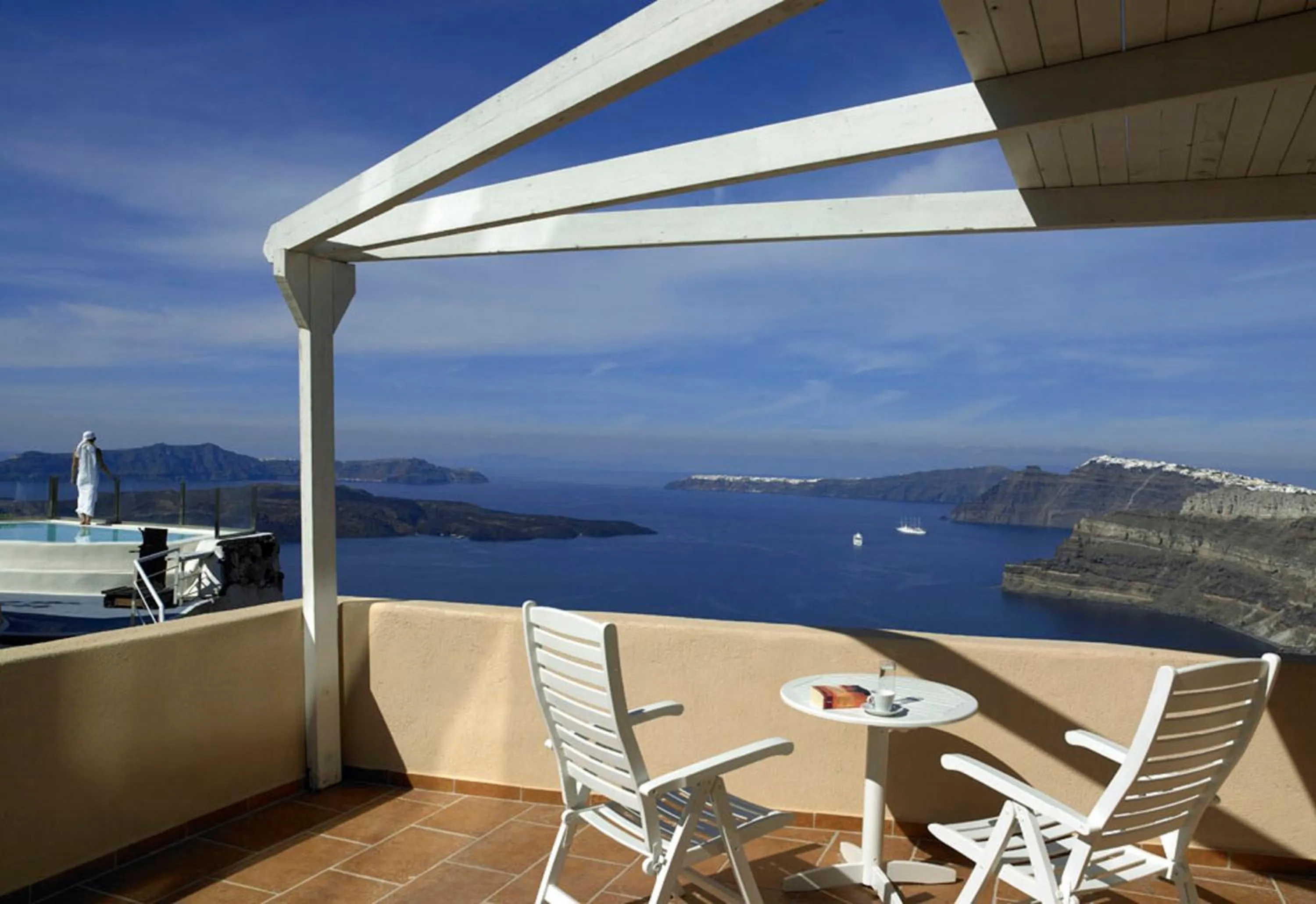 Sea view in Suites of the Gods Cave Spa Hotel