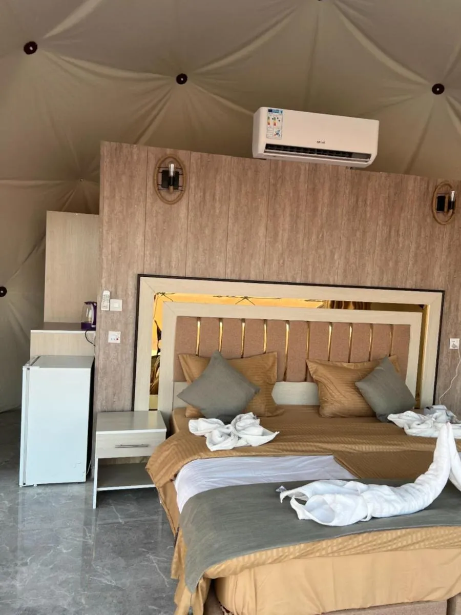 Bedroom, Bed in Shaheen Camp Wadi rum