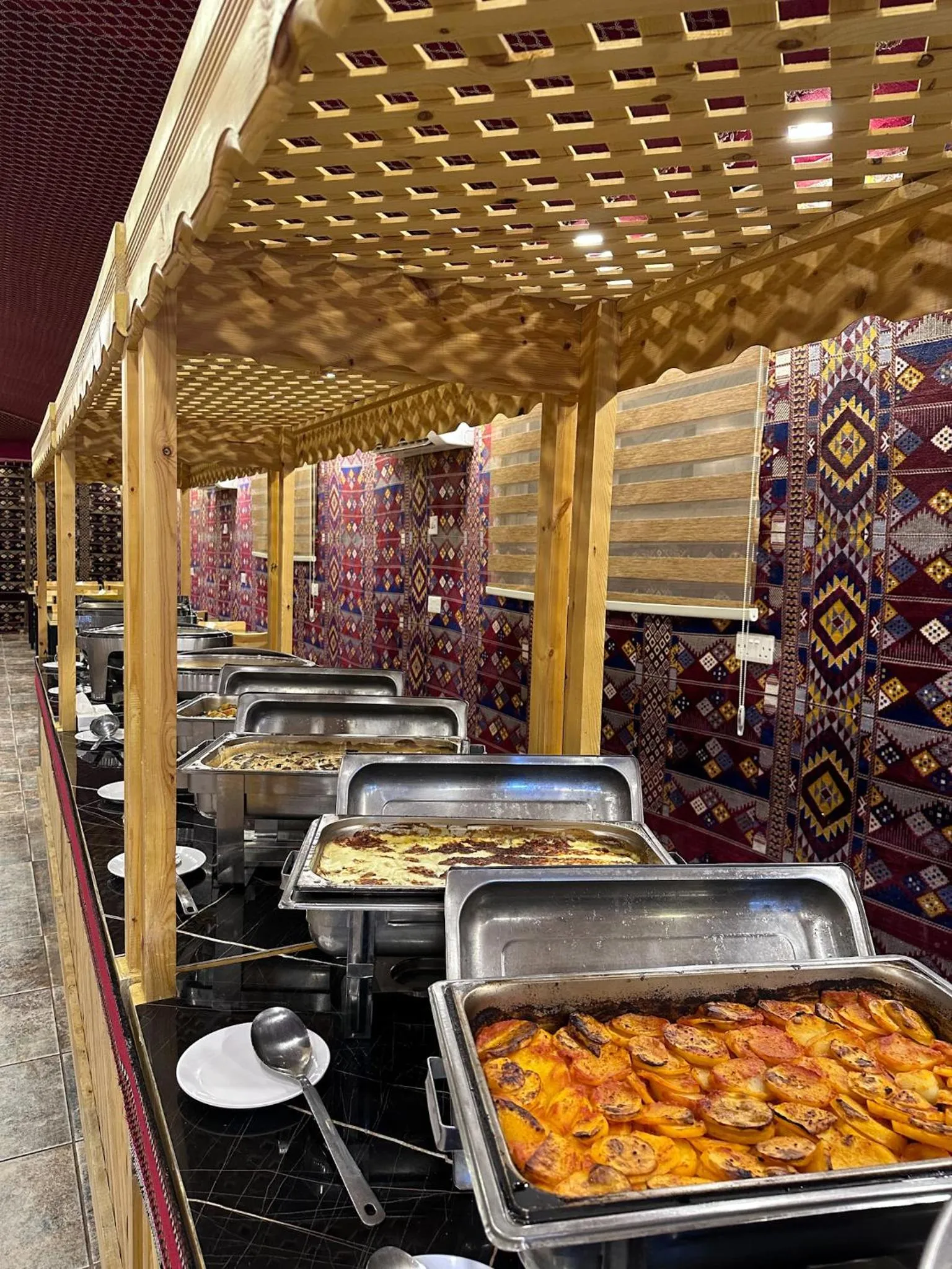Food in Shaheen Camp Wadi rum