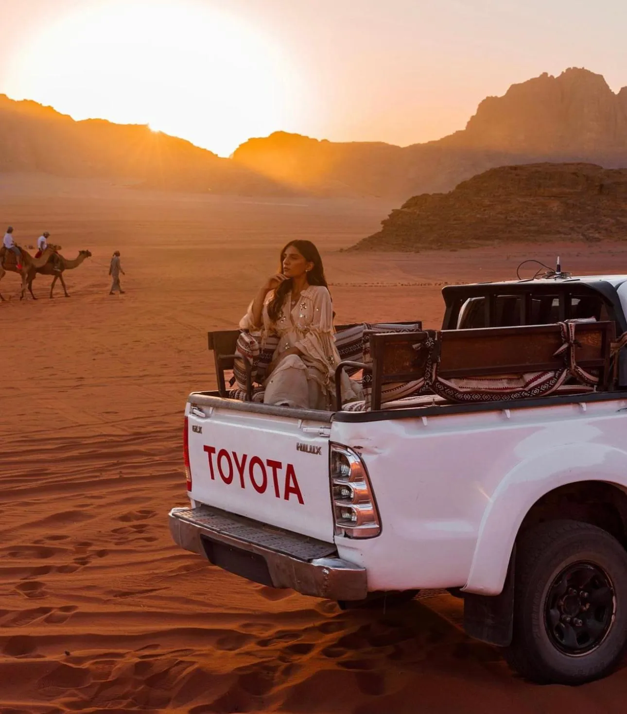 Natural landscape in Shaheen Camp Wadi rum