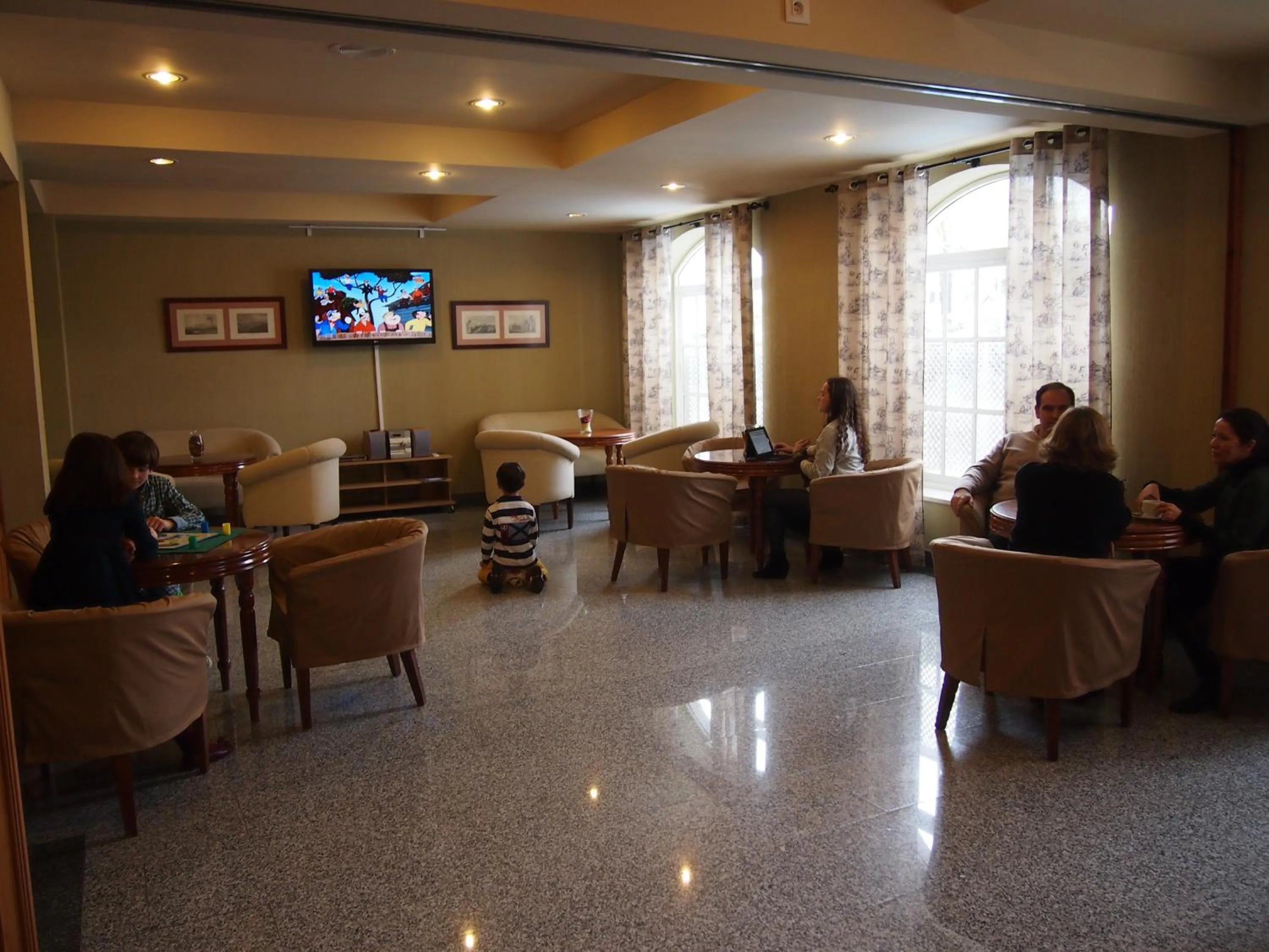 Lobby or reception in Hotel Caribe