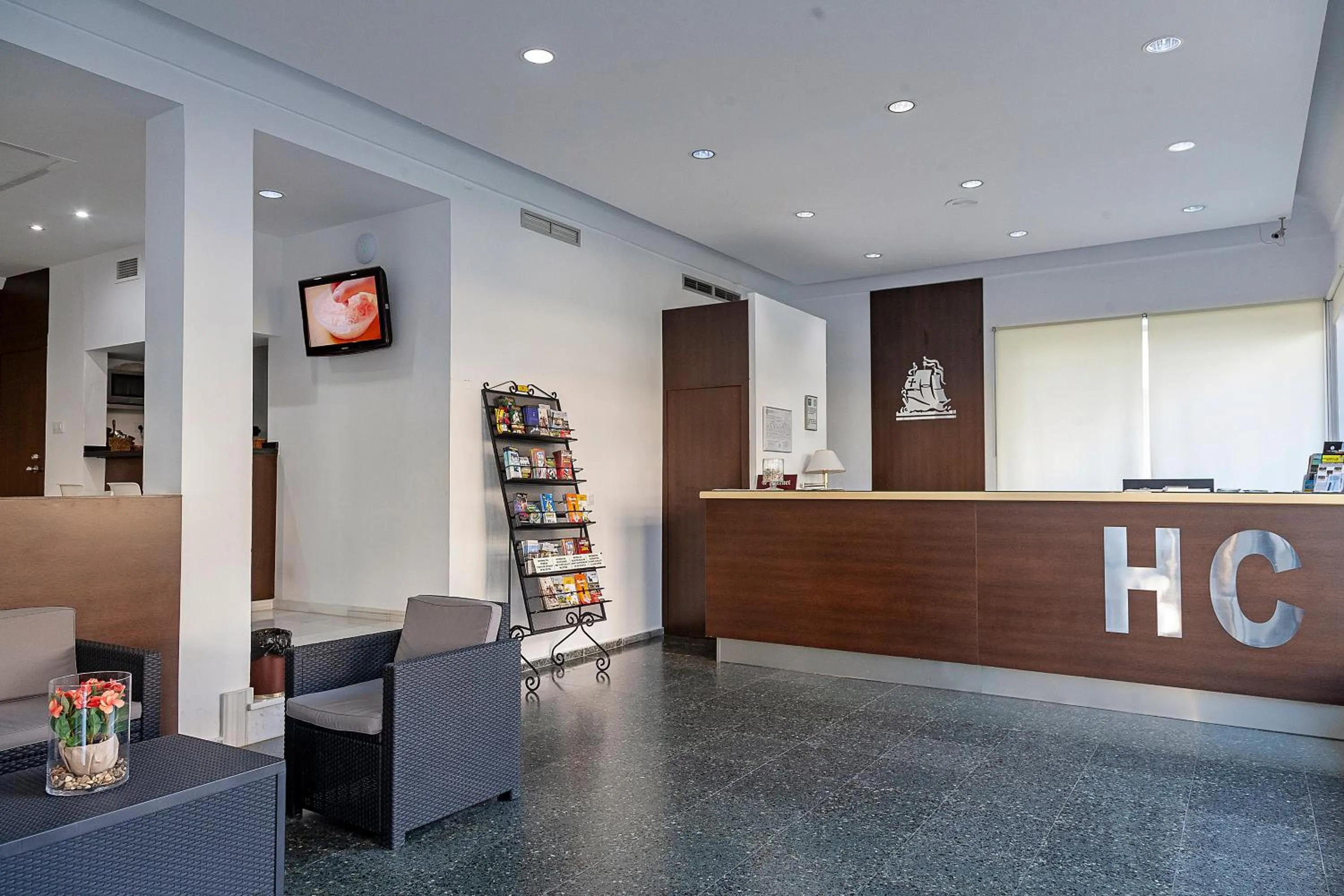 Lobby or reception in Hotel Caribe