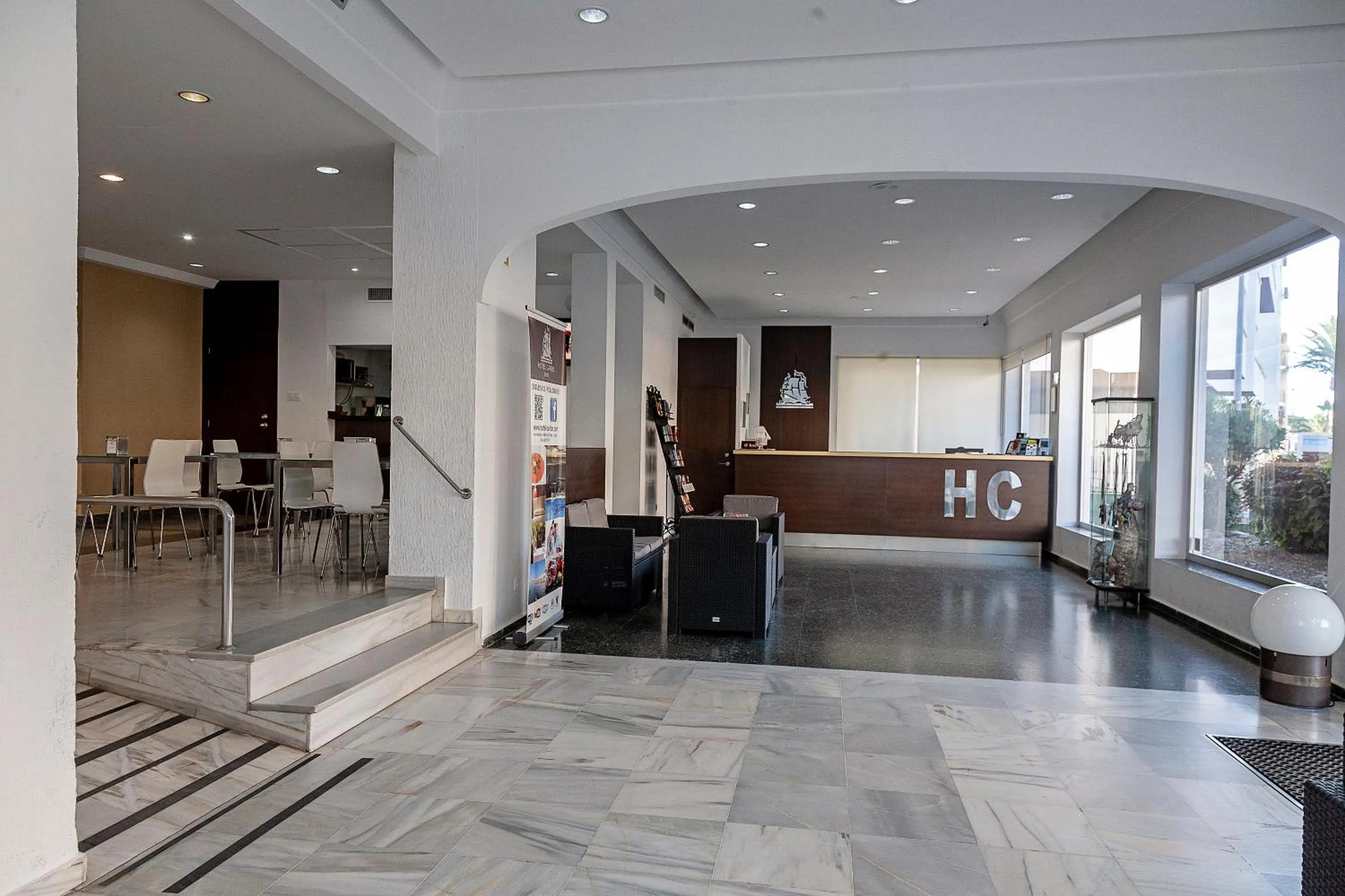 Lobby or reception in Hotel Caribe