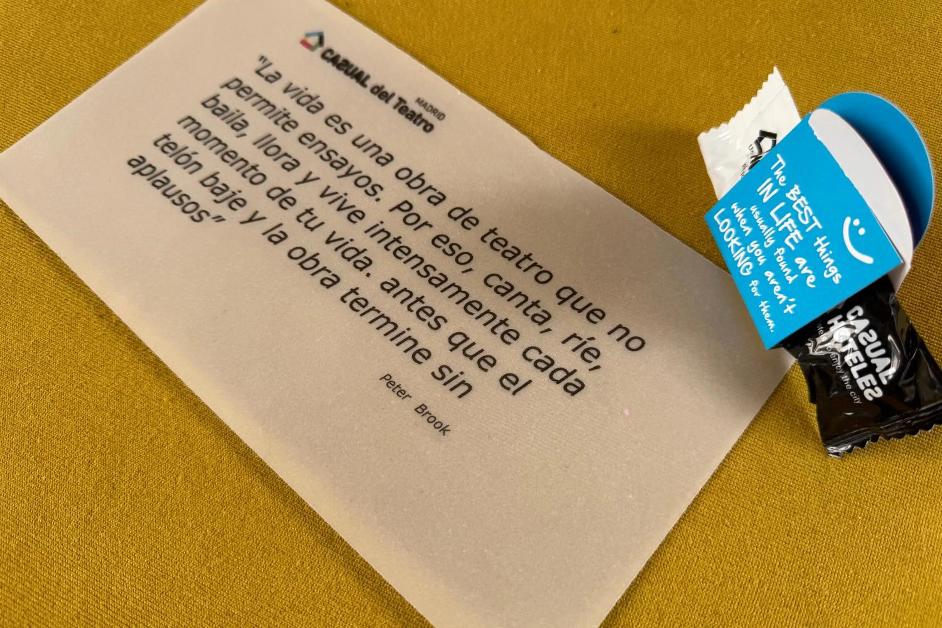 Decorative detail in Casual del Teatro Madrid