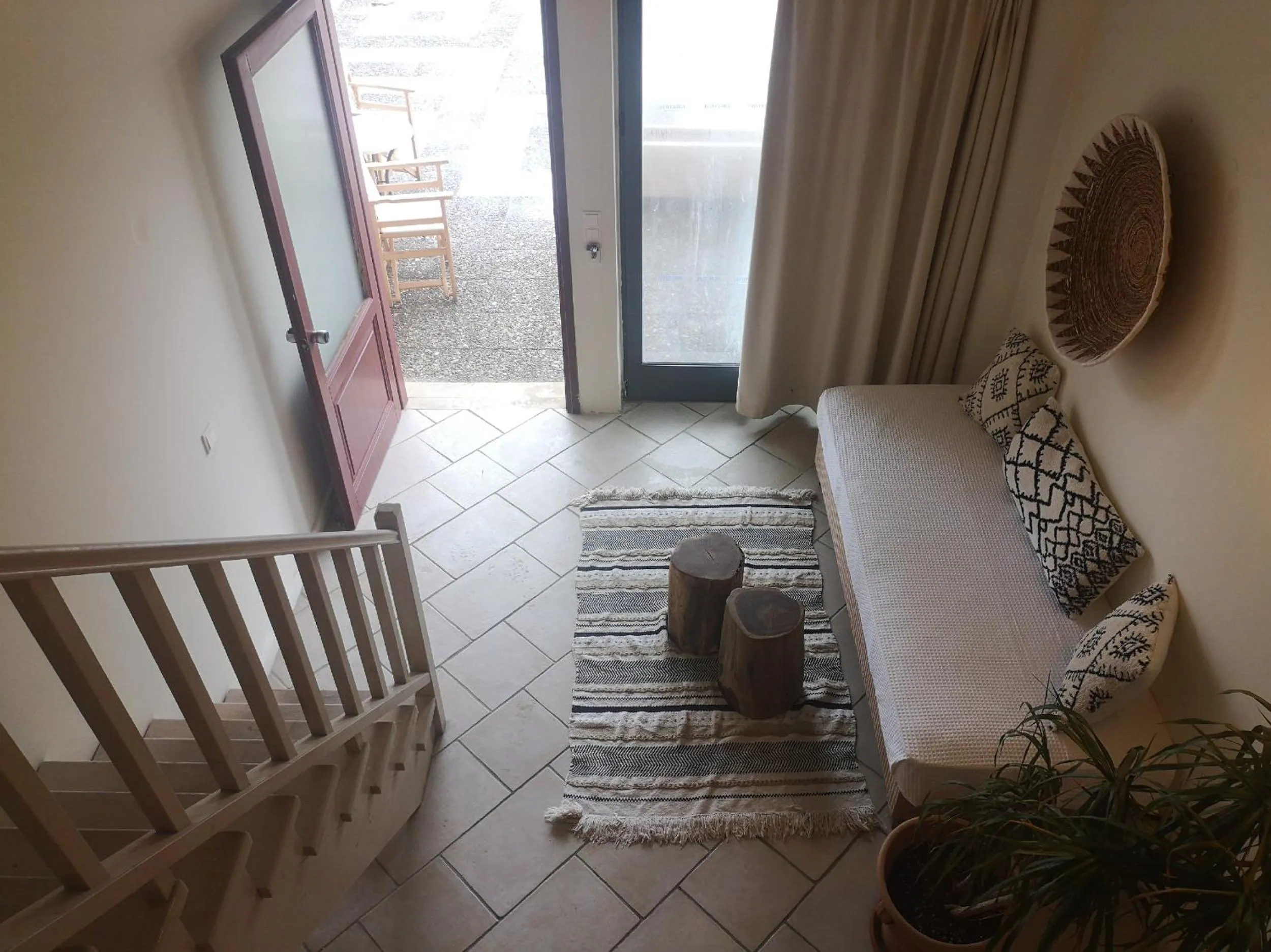 Seating area in Grecotel Plaza Beach House