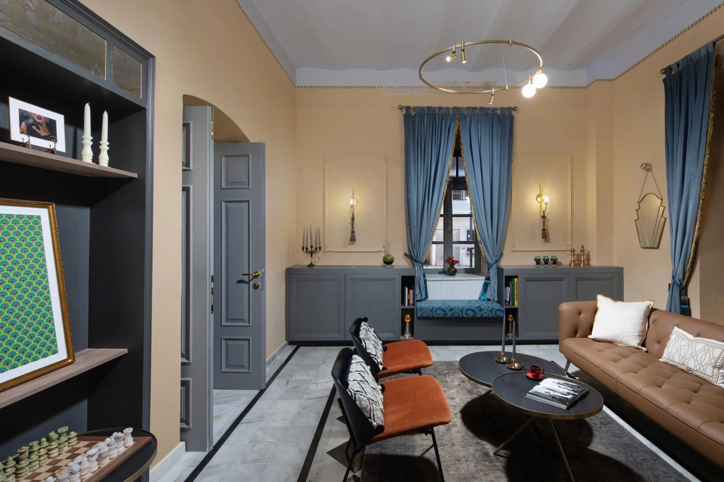 Seating area in Rephael House Boutique Hotel