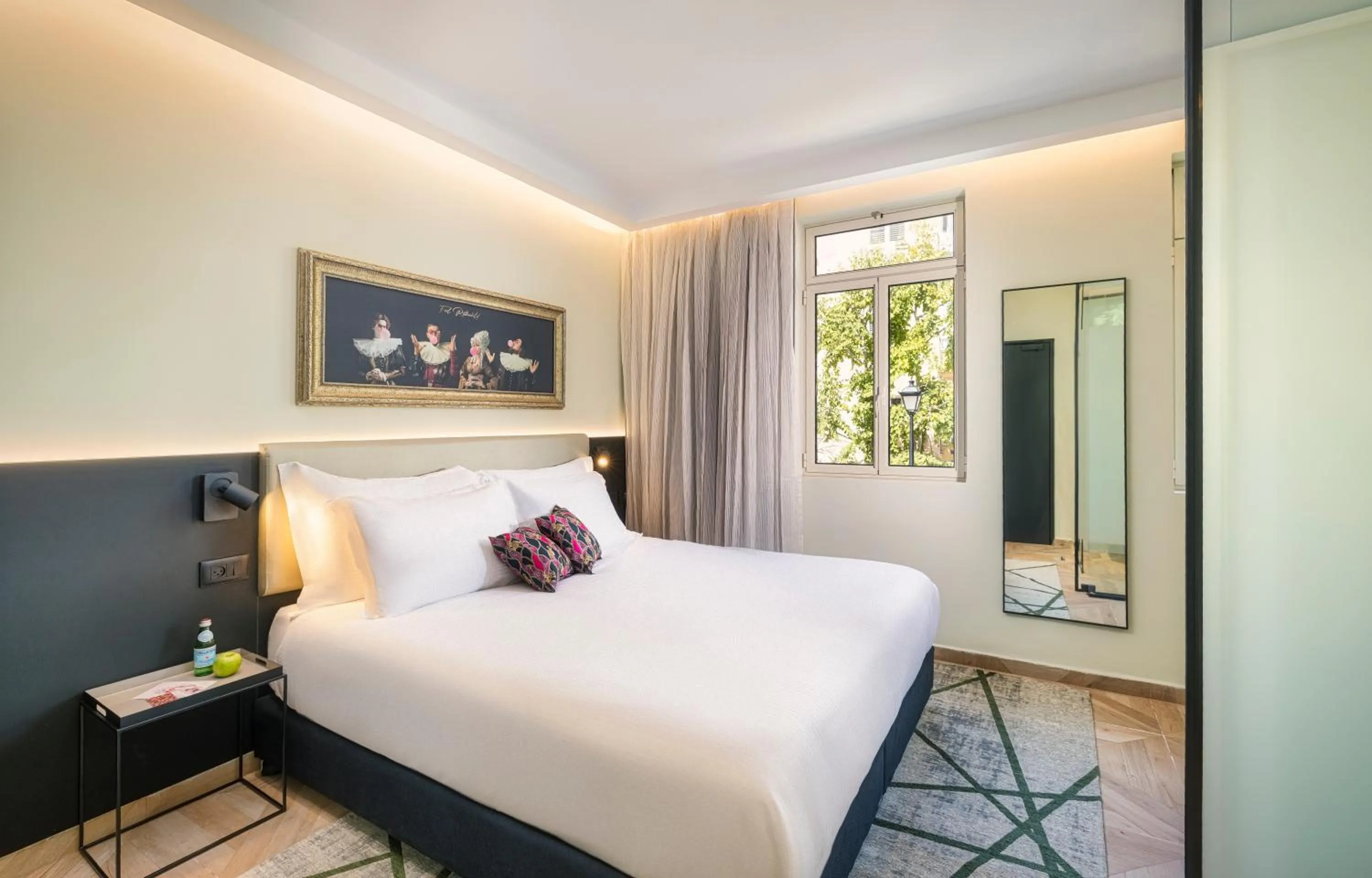 Bed in Rephael House Boutique Hotel