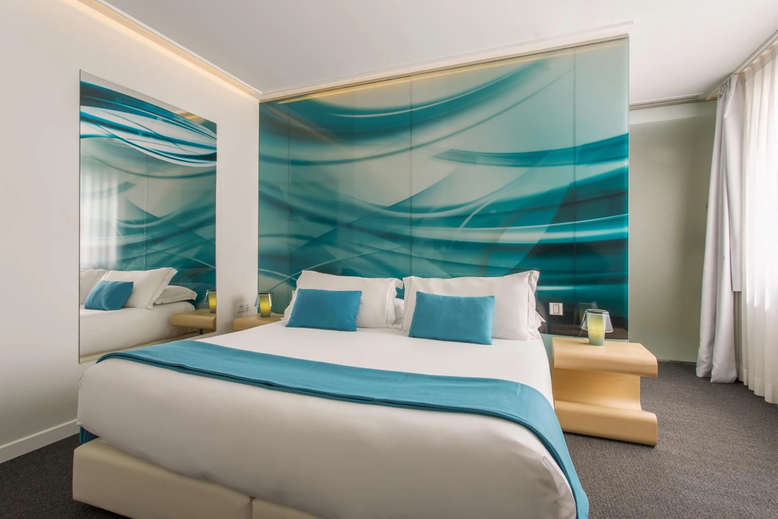 Bedroom, Bed in Room Mate Oscar, Madrid