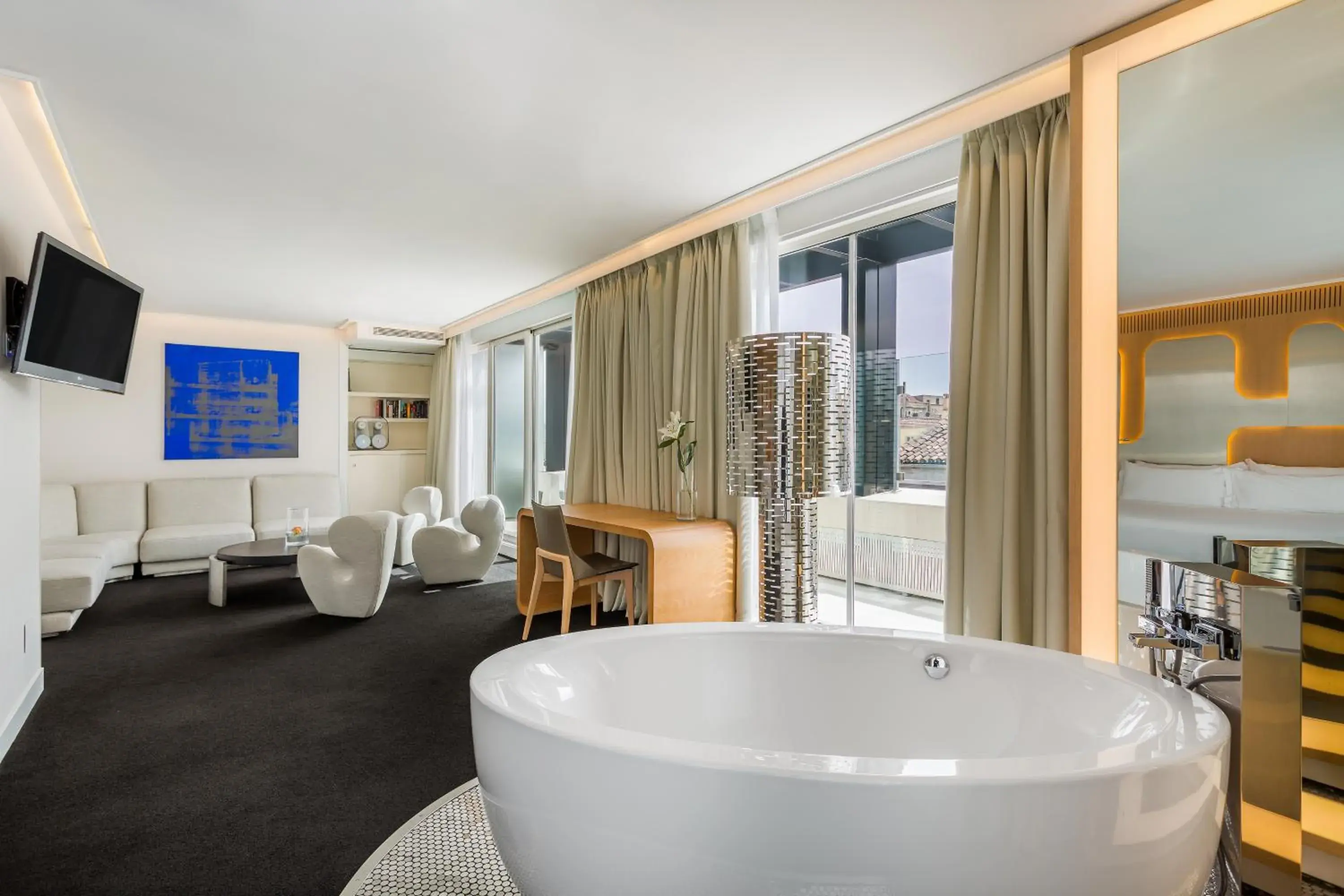 Bed in Room Mate Oscar, Madrid Bed in Room Mate Oscar, Madrid