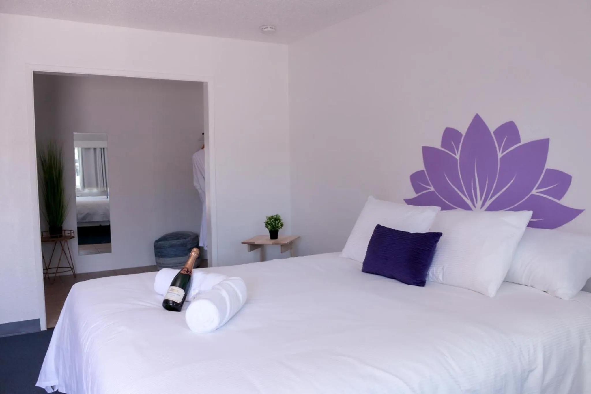 Bed in Nirvana Hotel