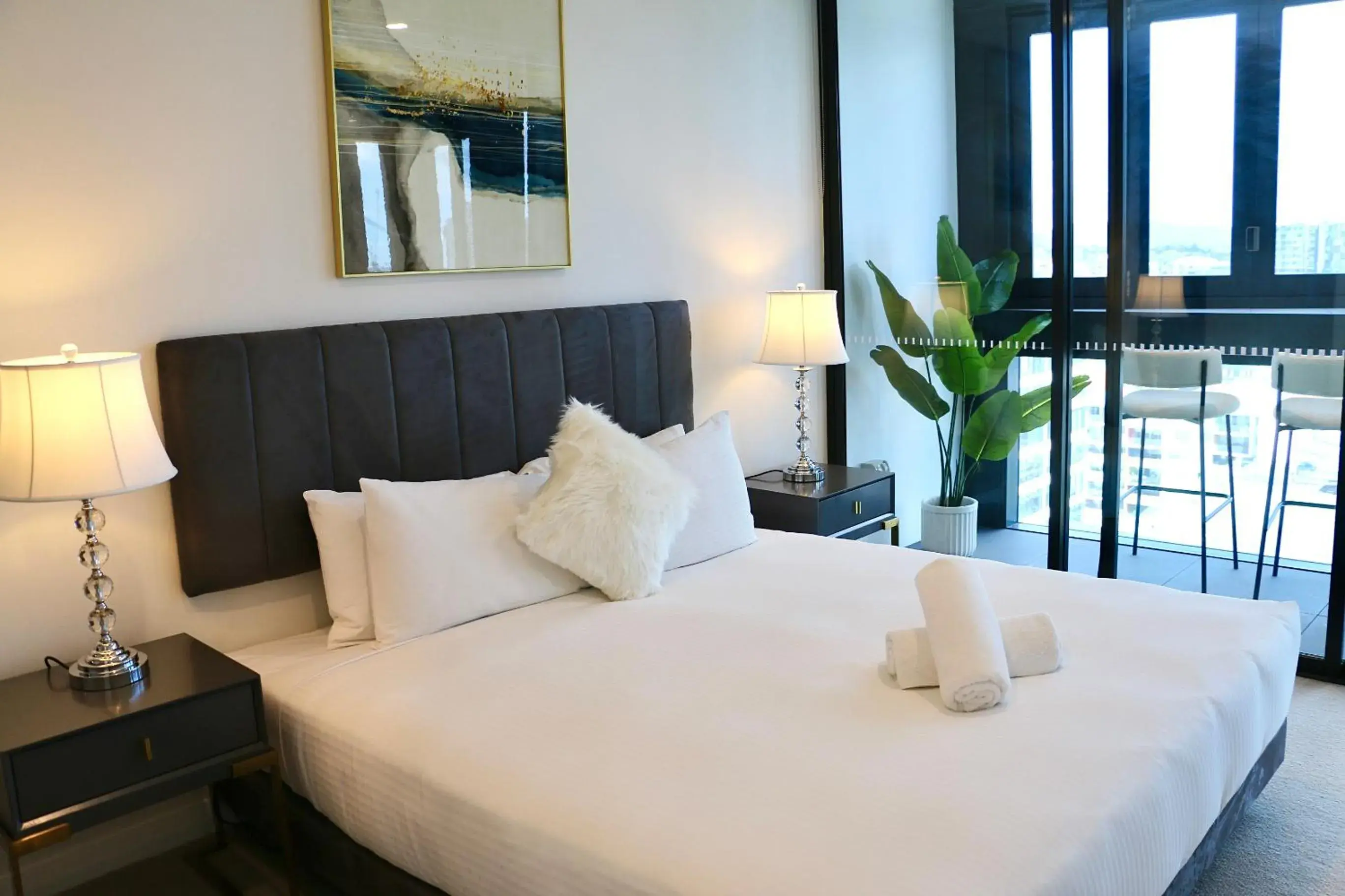 Bed in Kooii Apartments Bed in Kooii Apartments